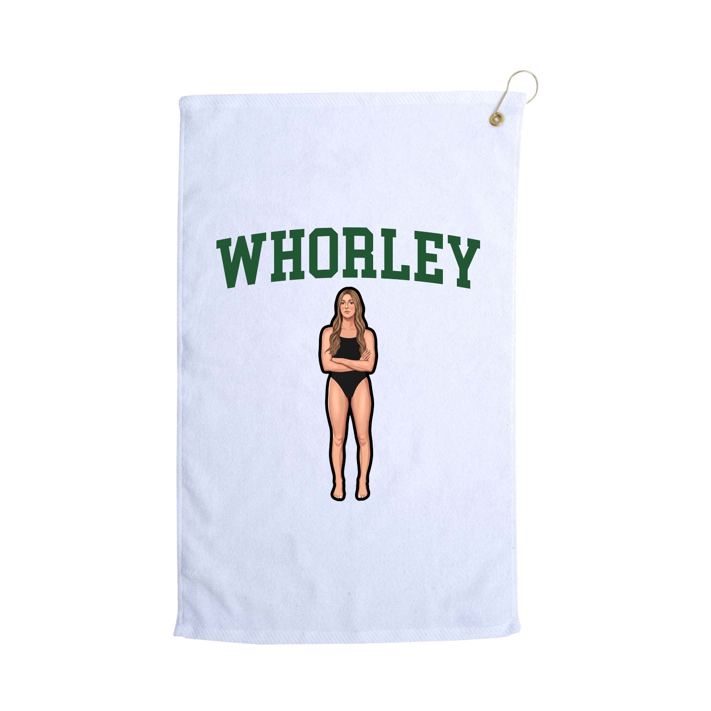 Golf Towel — Shirsey in White