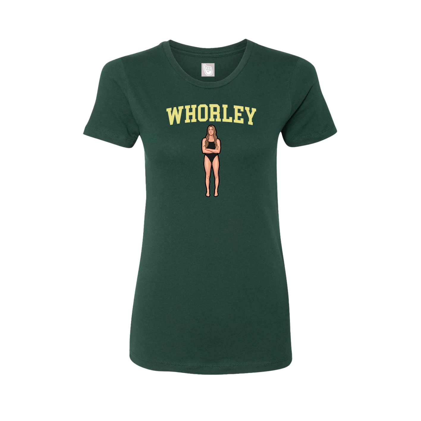 Fitted Women's Tee — Shirsey in Green