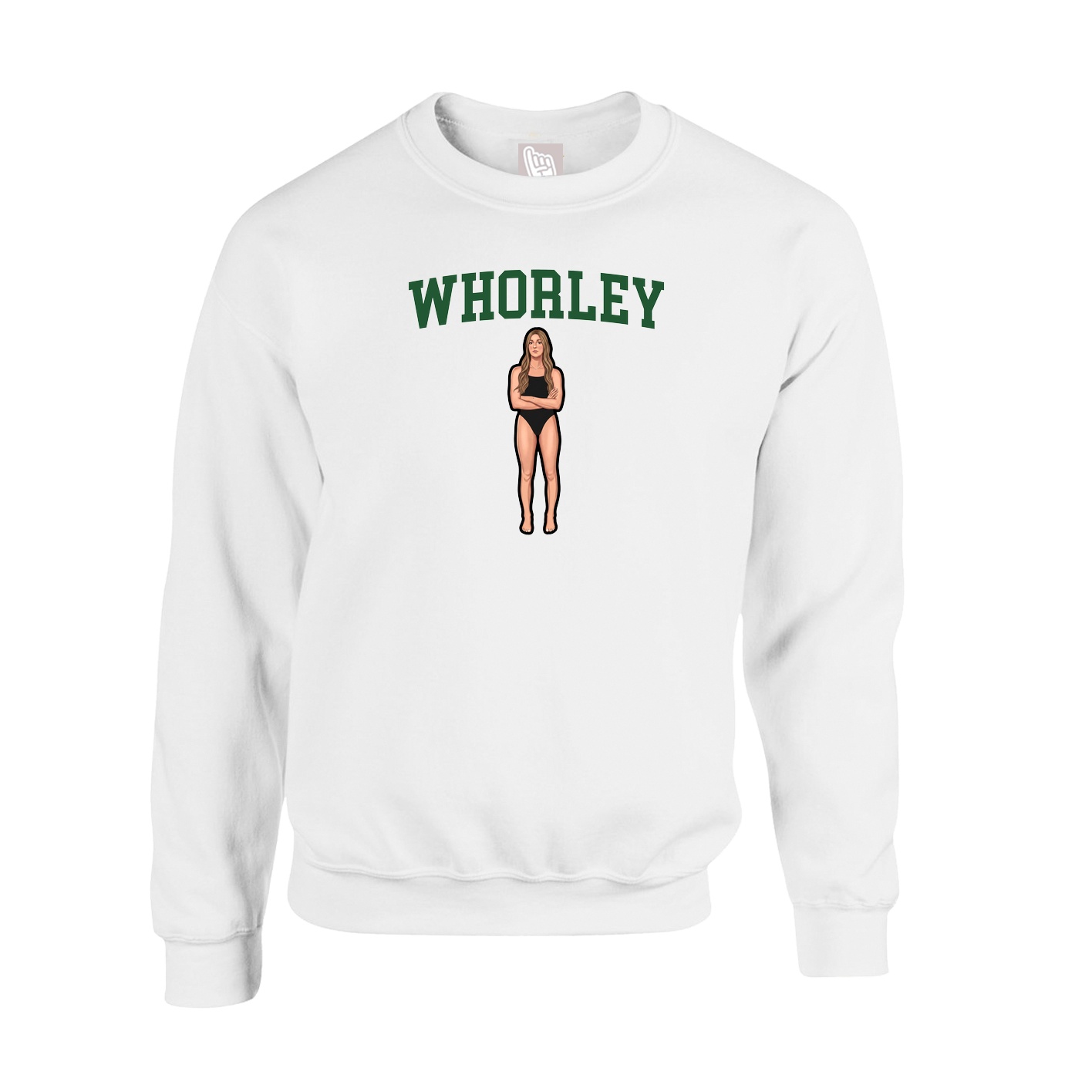 Fleece Crew — Shirsey in White