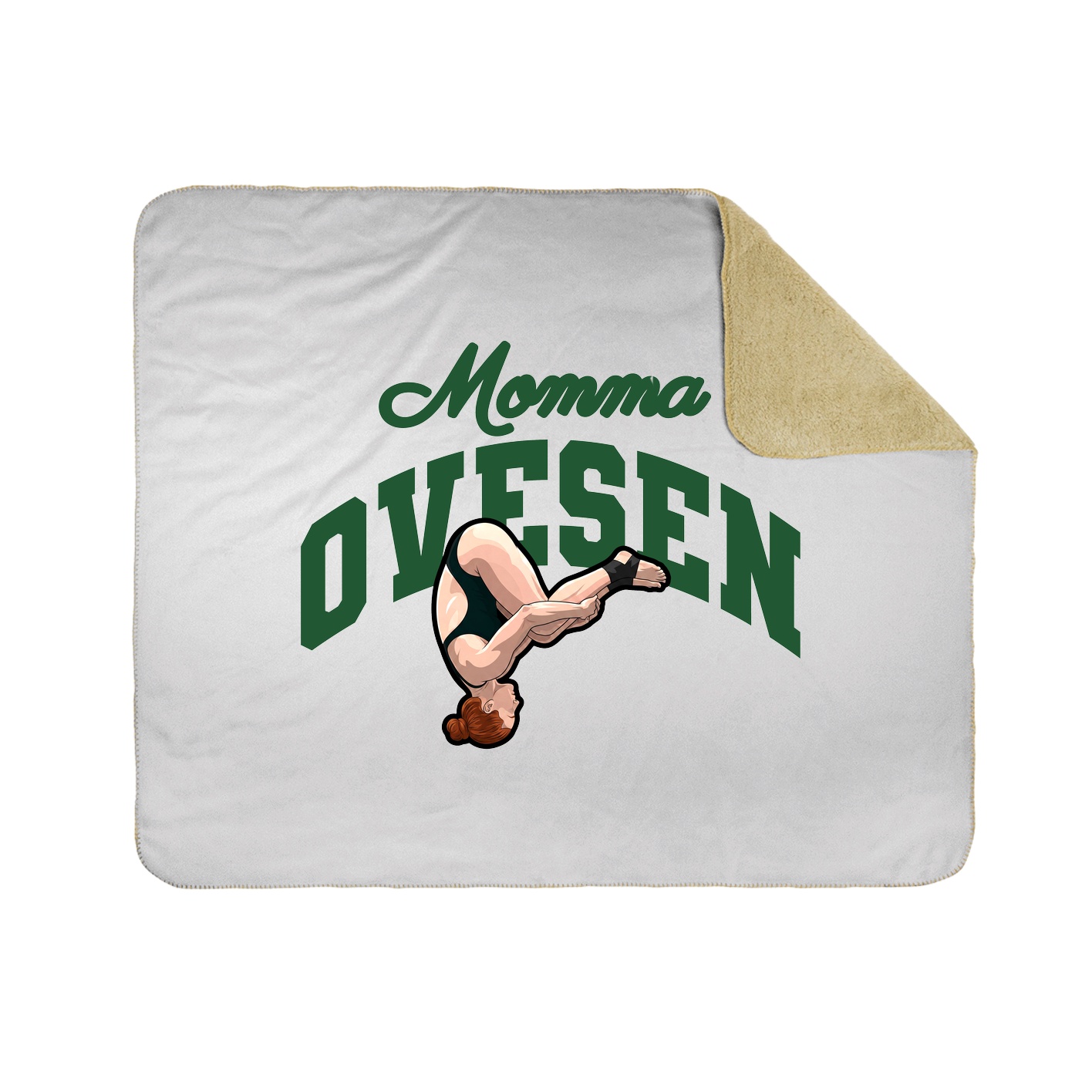 Throw Blanket — Mothers Day Arch in White
