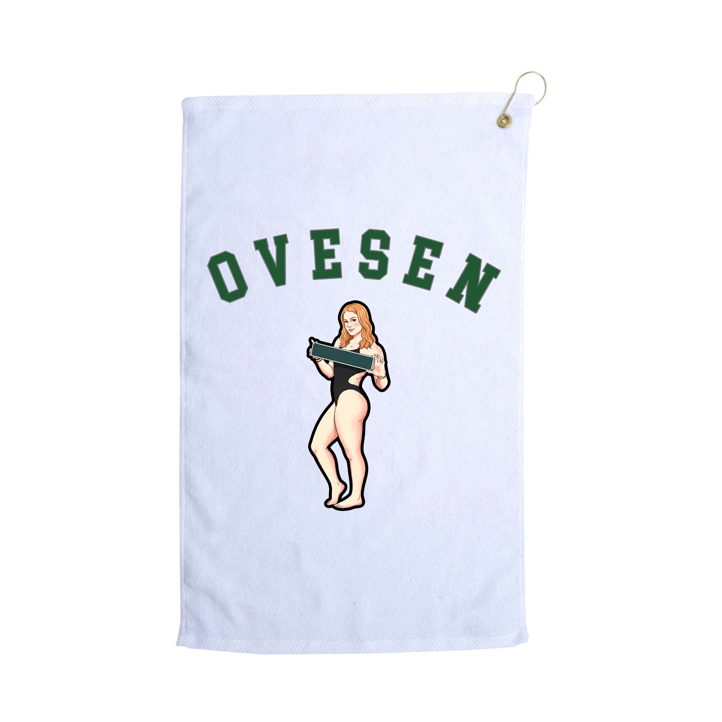 Golf Towel — Shirsey Arch in White