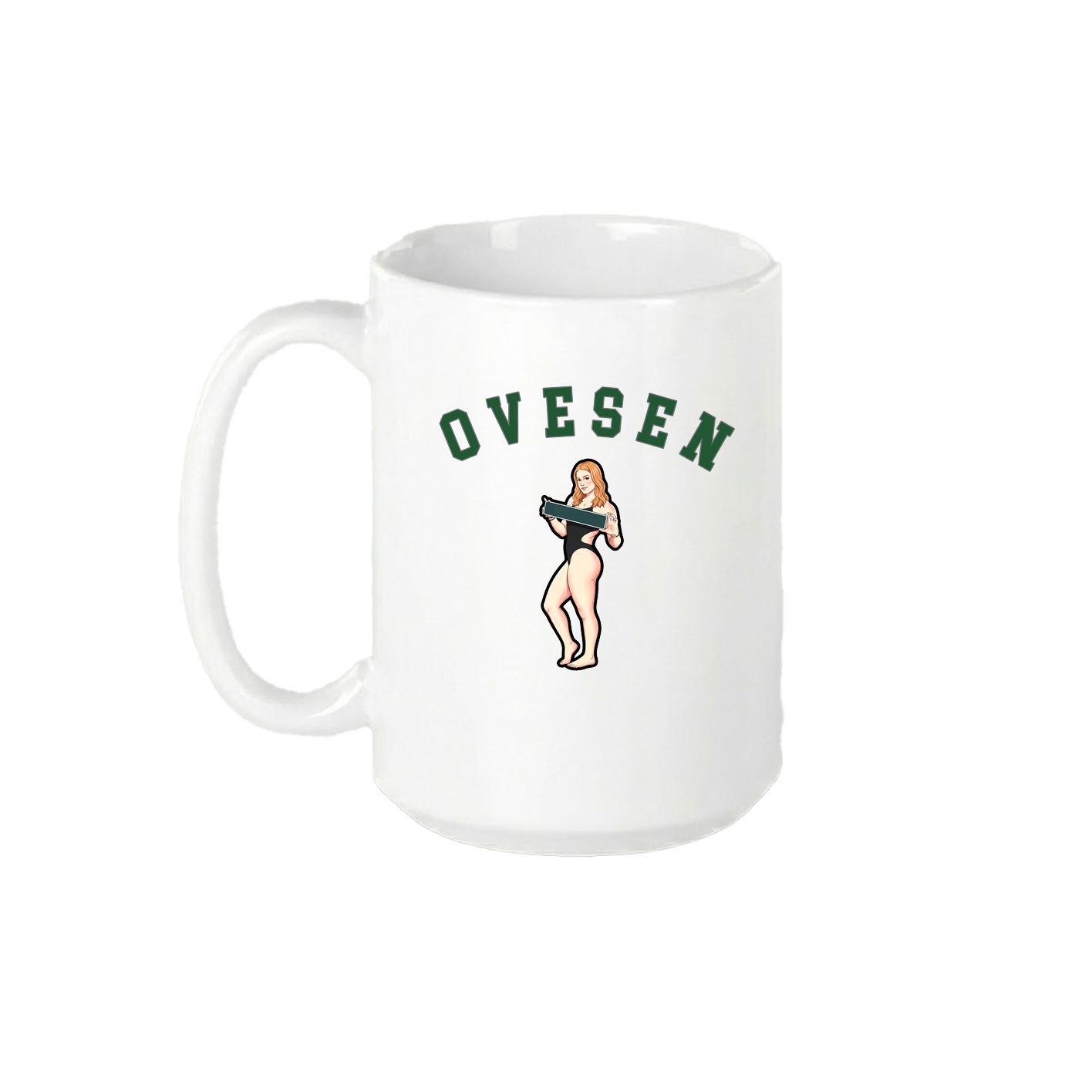 15oz Coffee Mug — Shirsey Arch in White
