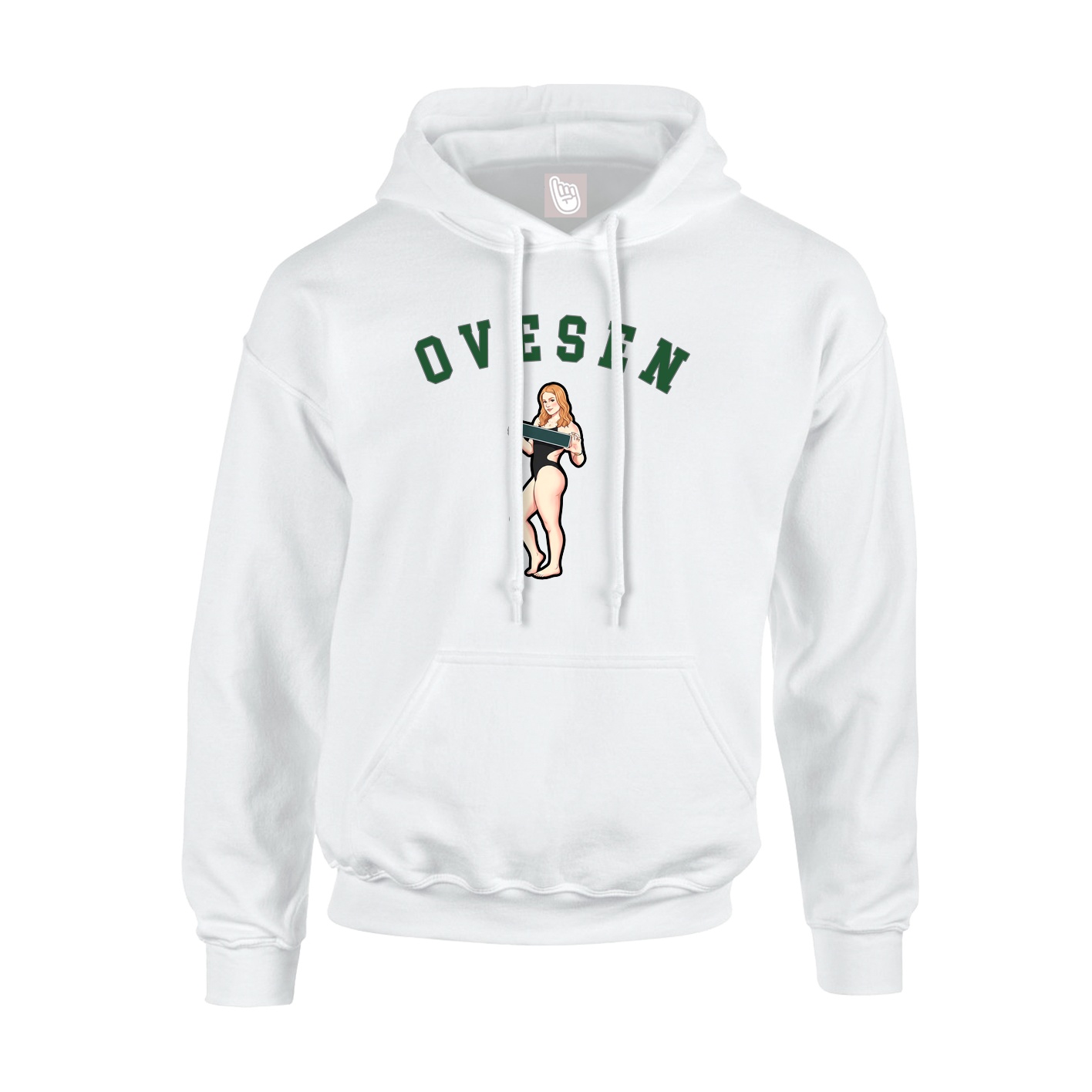 Youth Hoodie — Shirsey Arch in White