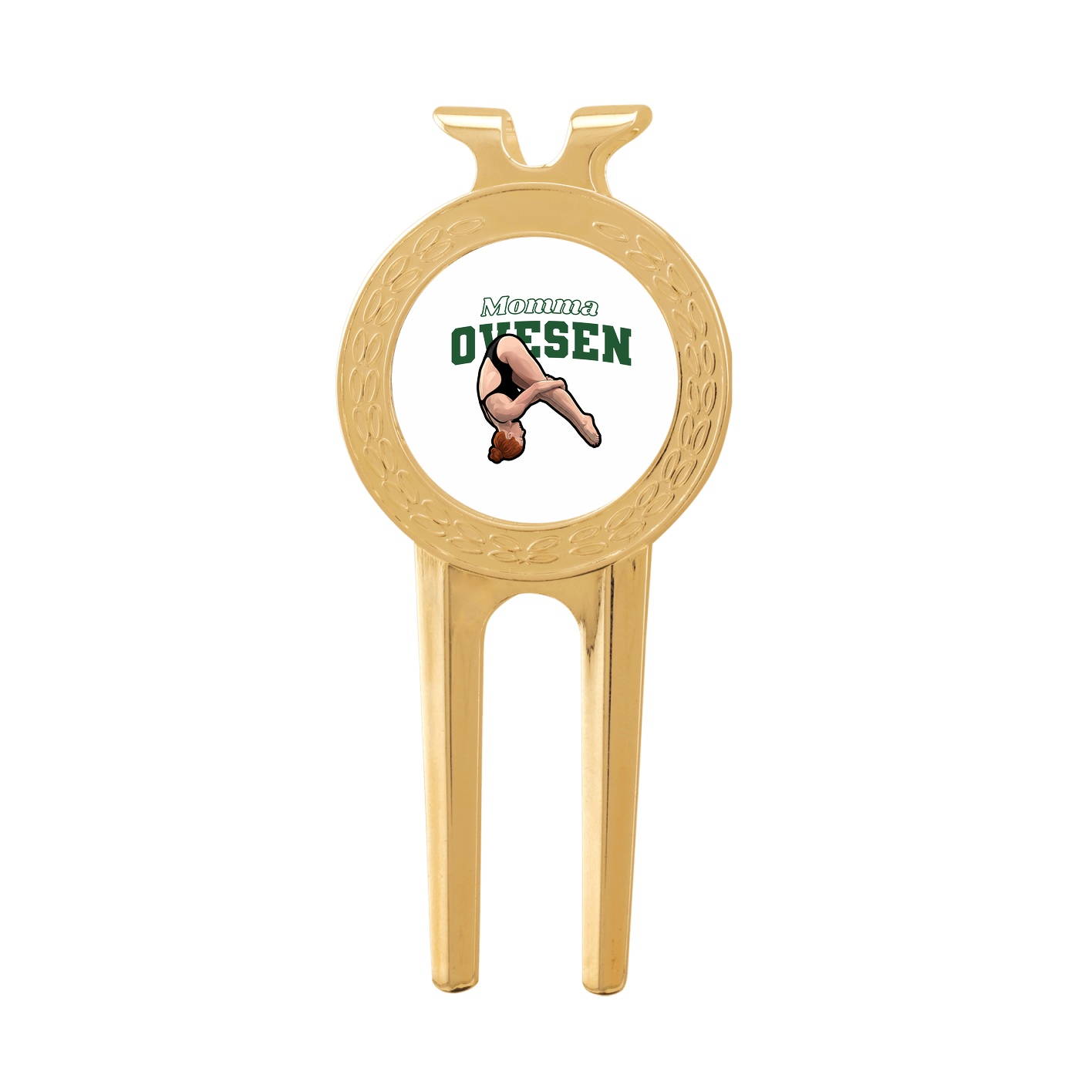 Divot Tool with Ball Marker — Mothers Day Block in Classic