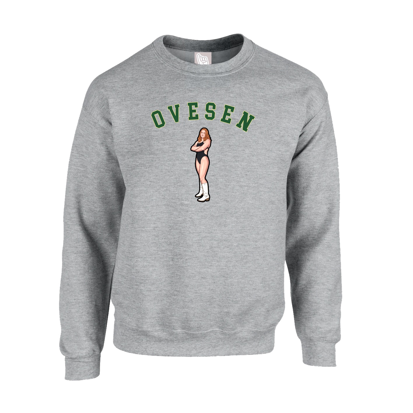 Fleece Crew — Shirsey Arch in Grey