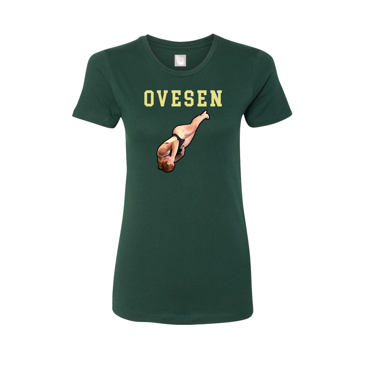 Fitted Women's Tee — Shirsey in Green