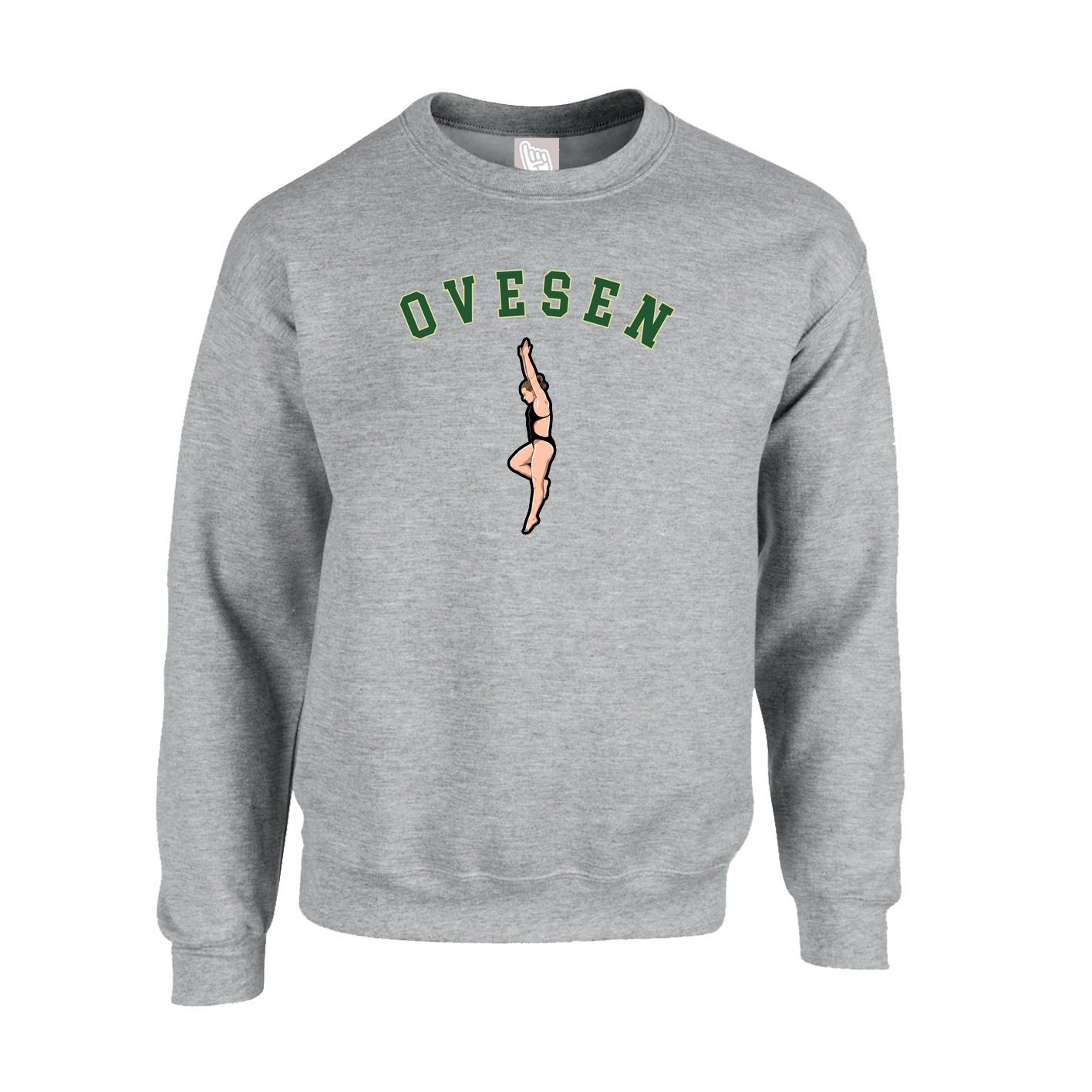 Fleece Crew — Shirsey Arch in Grey