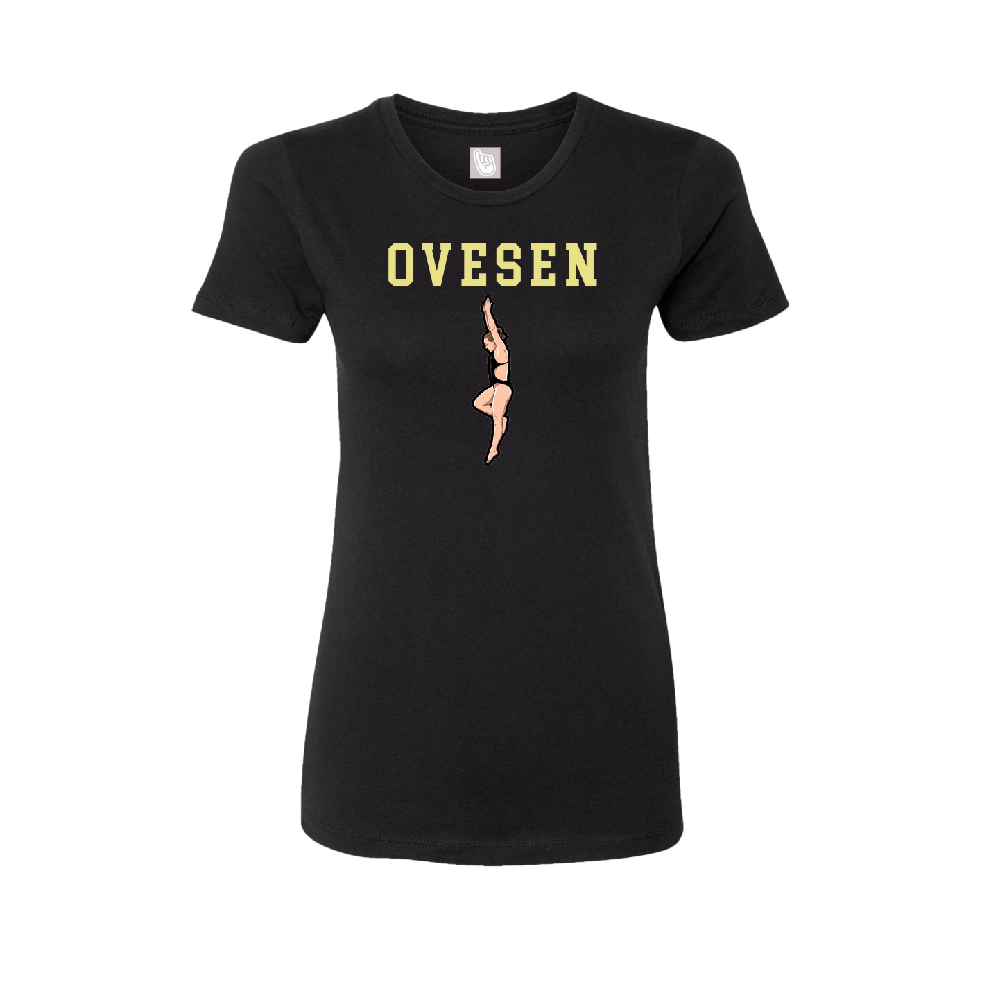 Fitted Women's Tee — Shirsey in Black