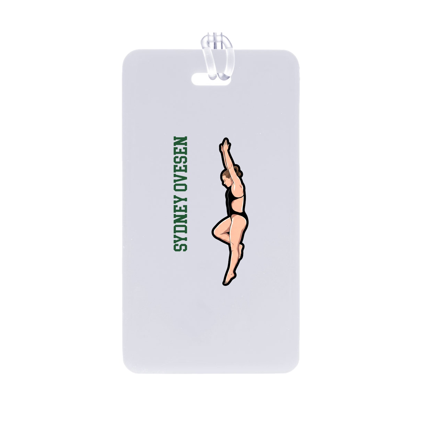 Bag Tag — Name Vertical in Classic