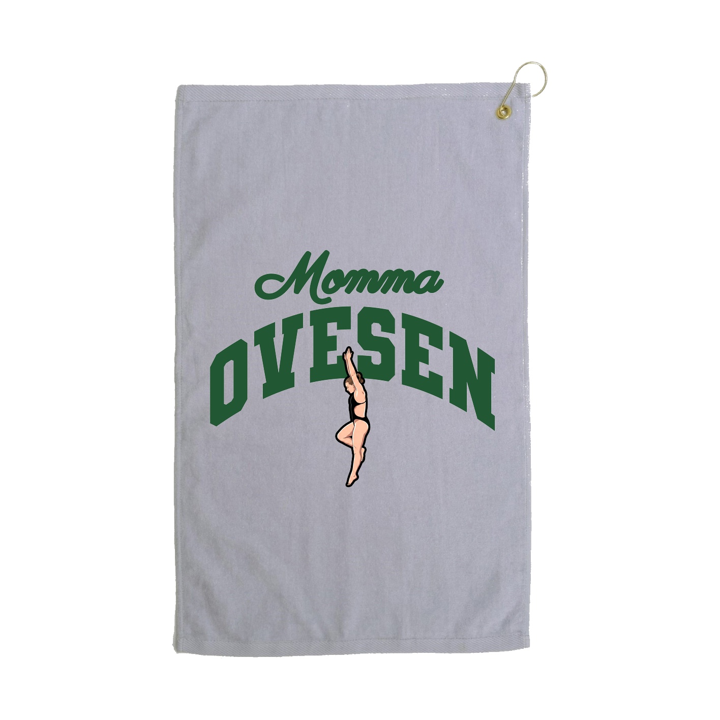 Golf Towel — Mothers Day Arch in Grey