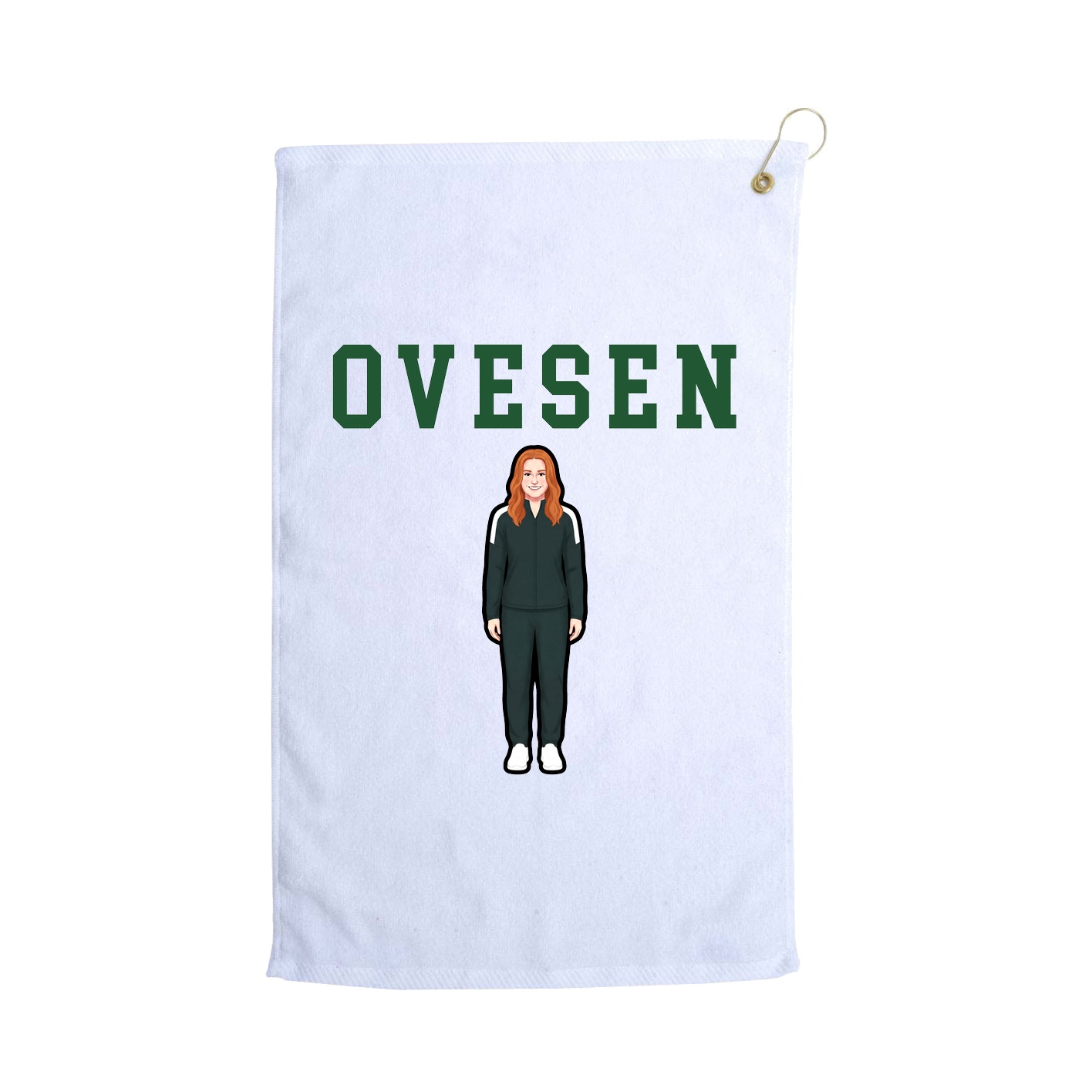 Golf Towel — Shirsey in White