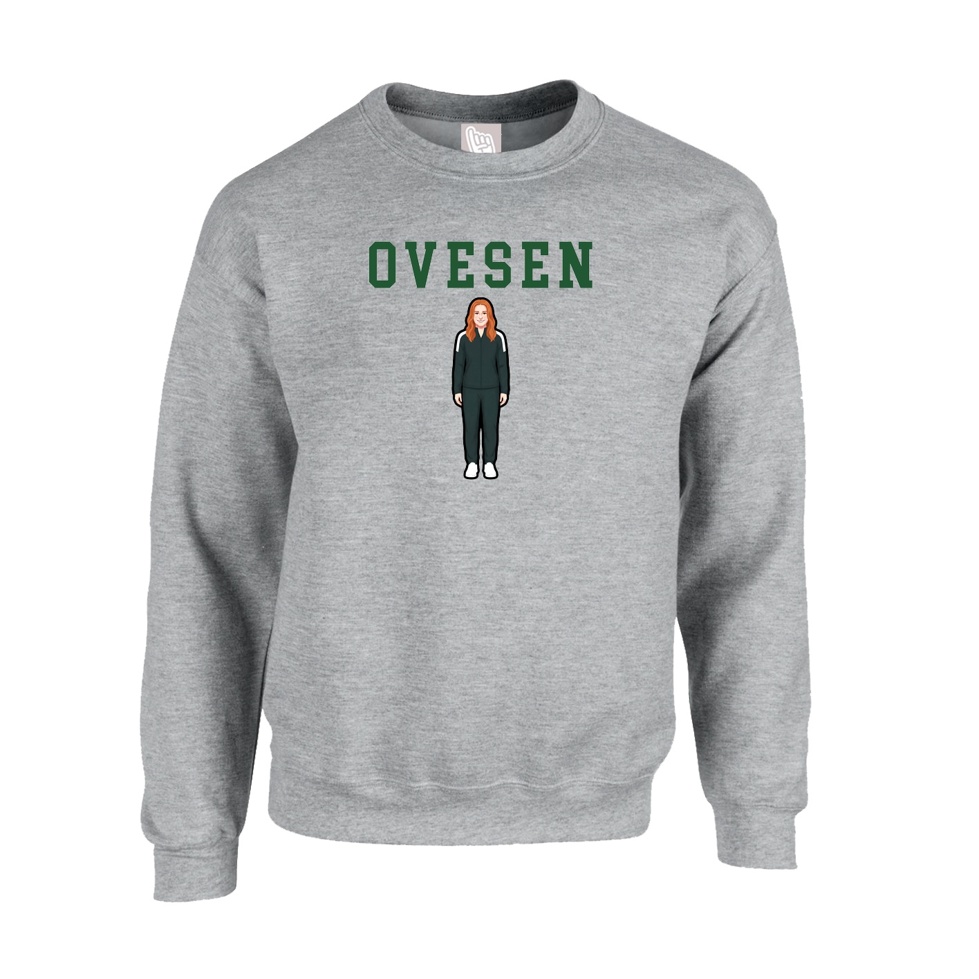 Fleece Crew — Shirsey in Grey