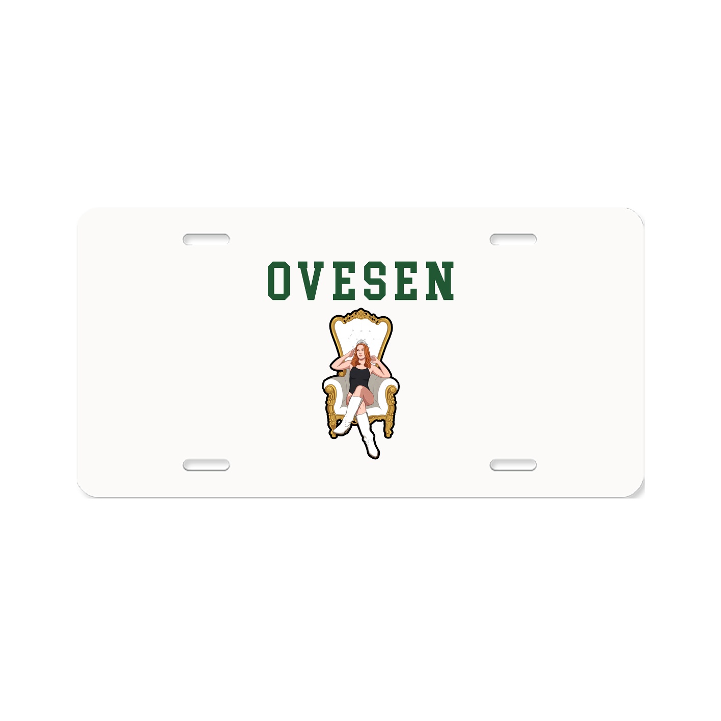 License Plate — Shirsey in Classic