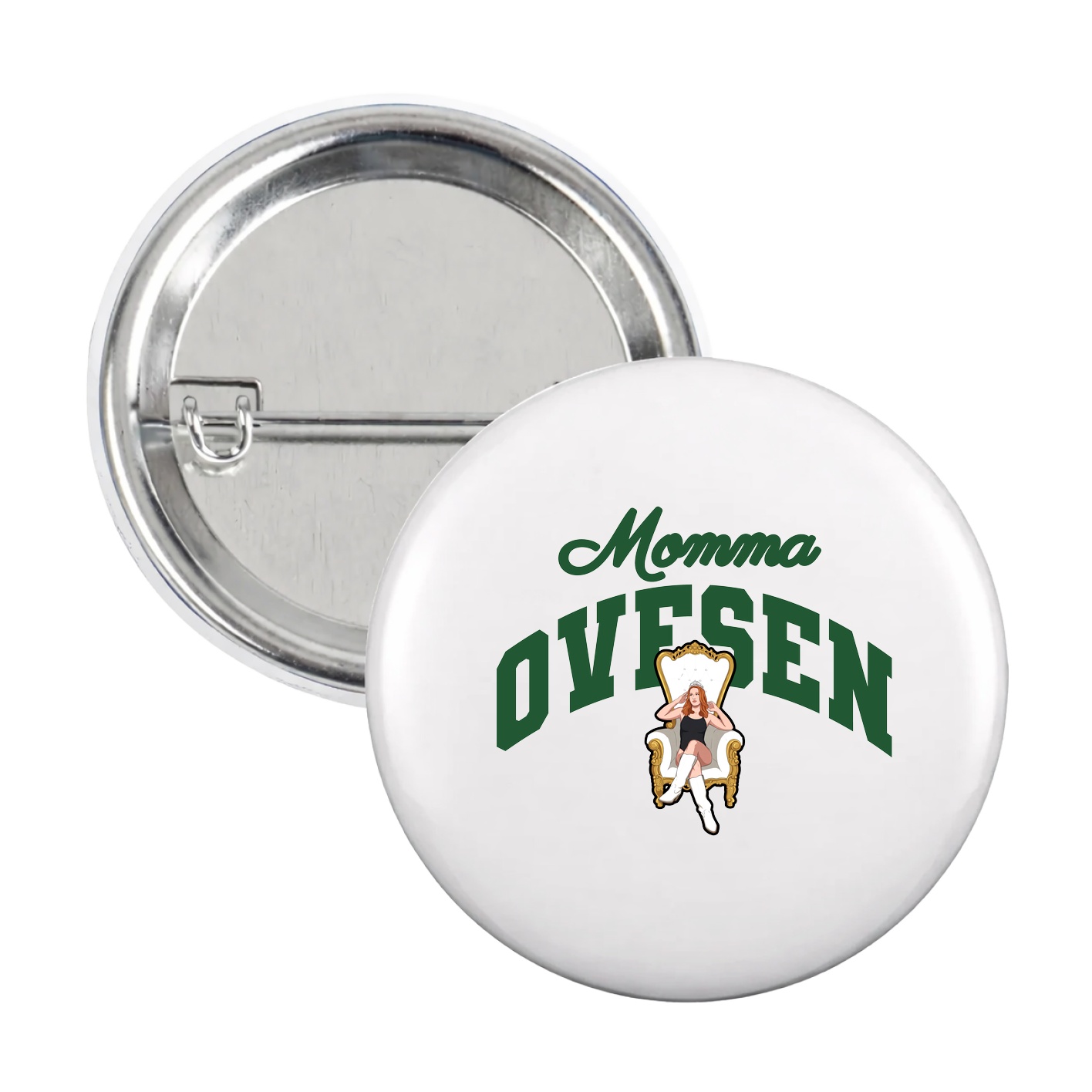 Game Day Button — Mothers Day Arch in White
