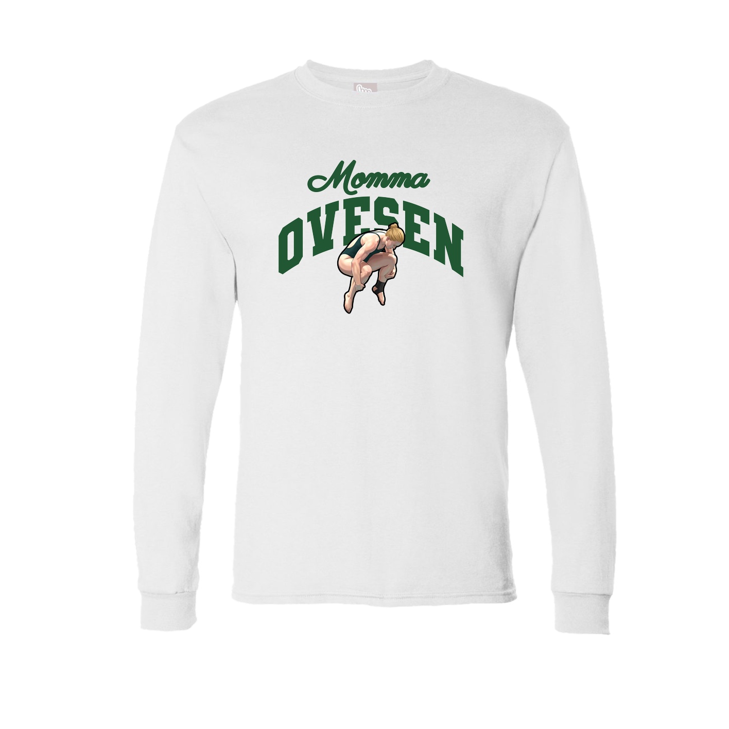 Long Sleeve Tee — Mothers Day Arch in White