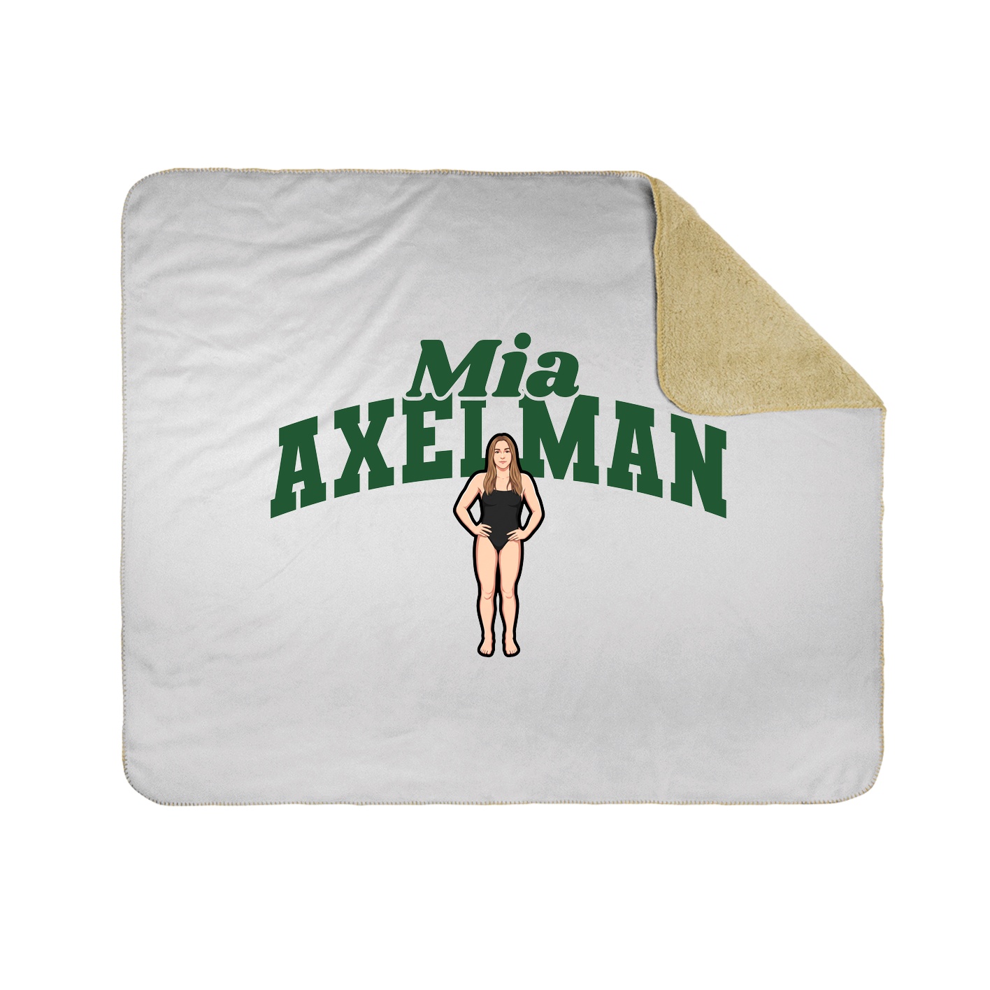 Throw Blanket — Signature Arch in White