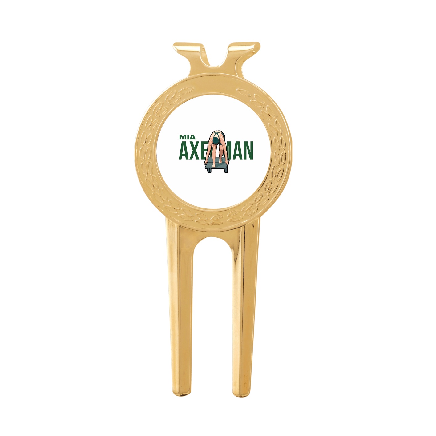 Divot Tool with Ball Marker — Player Name in Classic