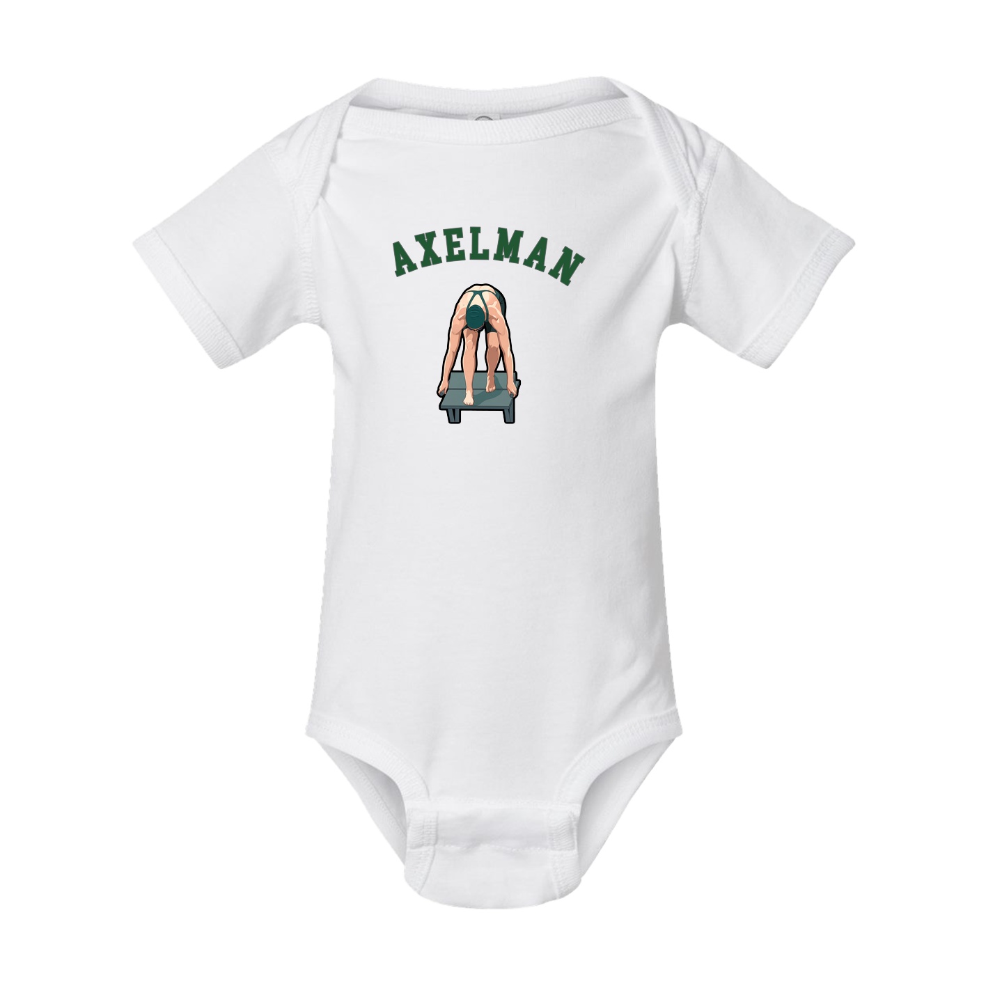 Baby Onesie — Shirsey Arch in White