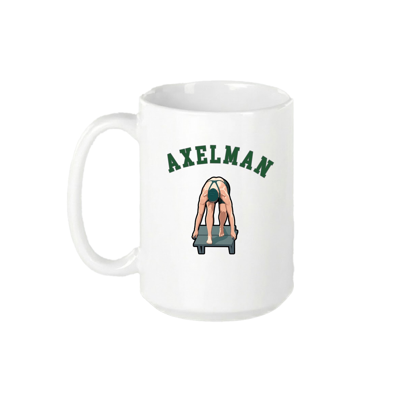 15oz Coffee Mug — Shirsey Arch in White