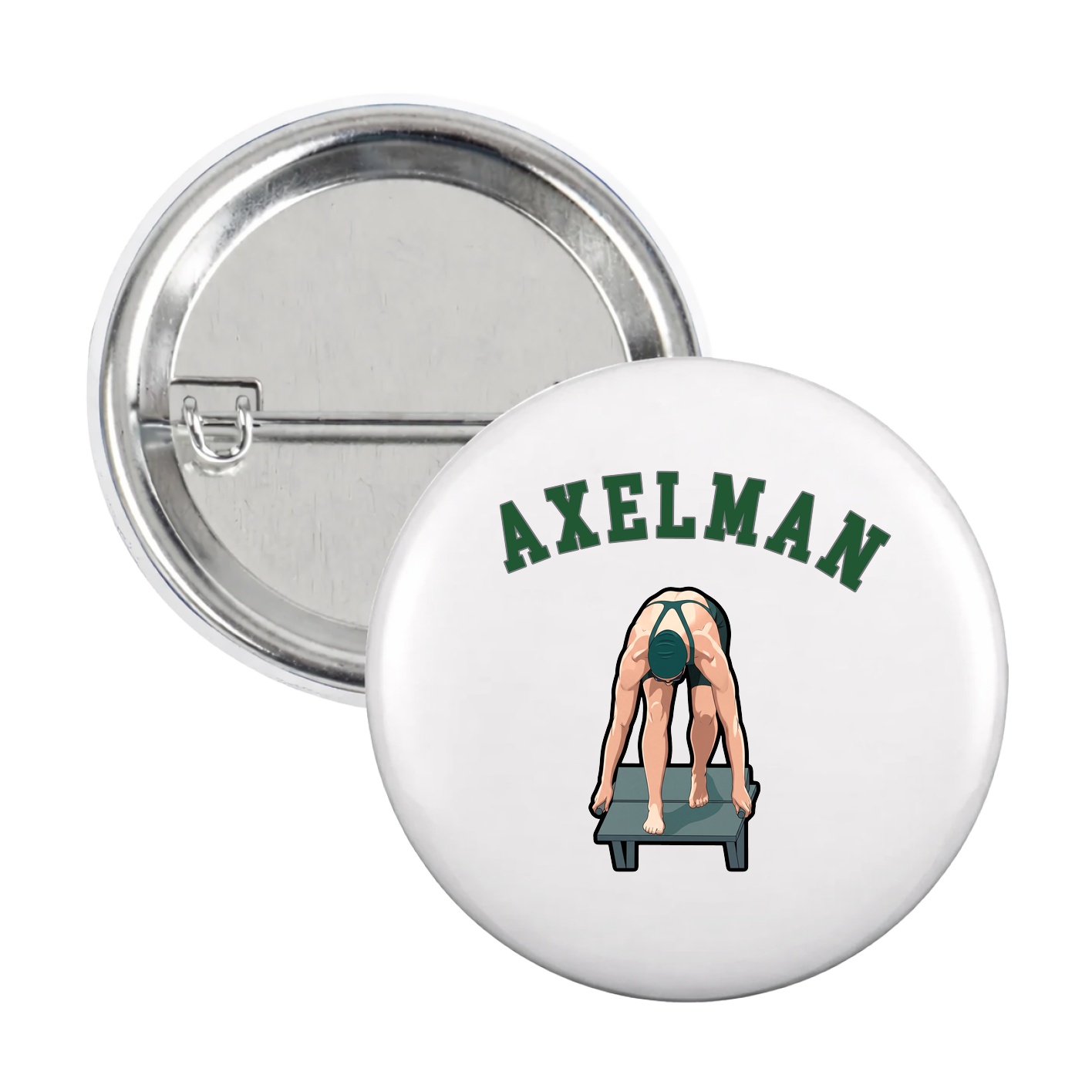 Game Day Button — Shirsey Arch in White