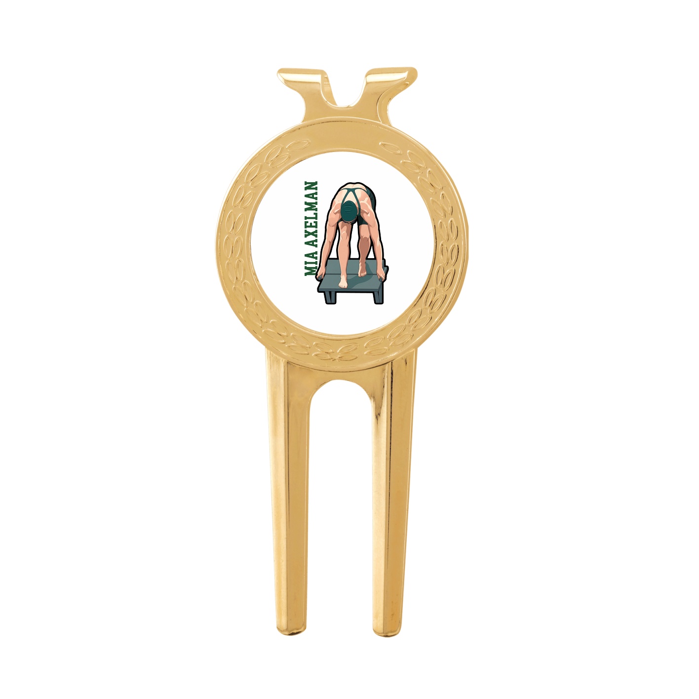Divot Tool with Ball Marker — Name Vertical in Classic