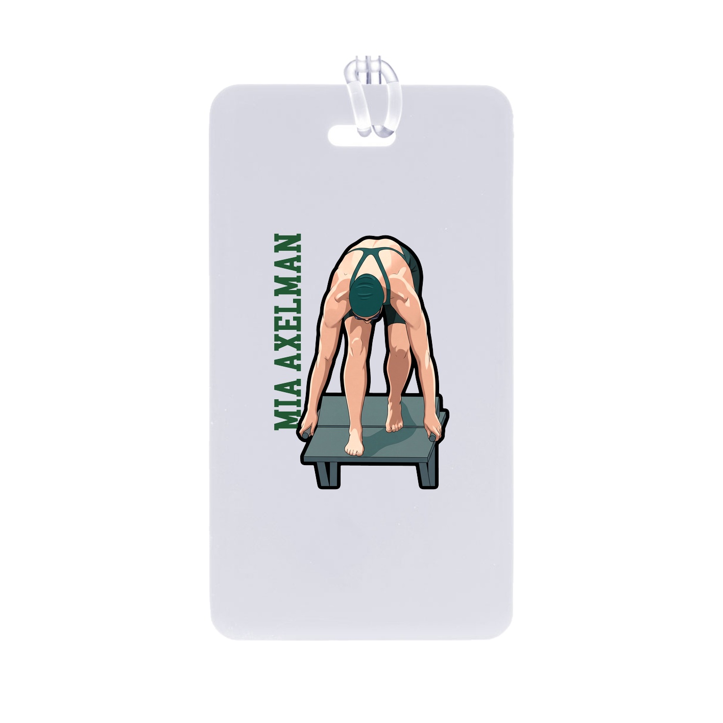 Bag Tag — Name Vertical in Classic
