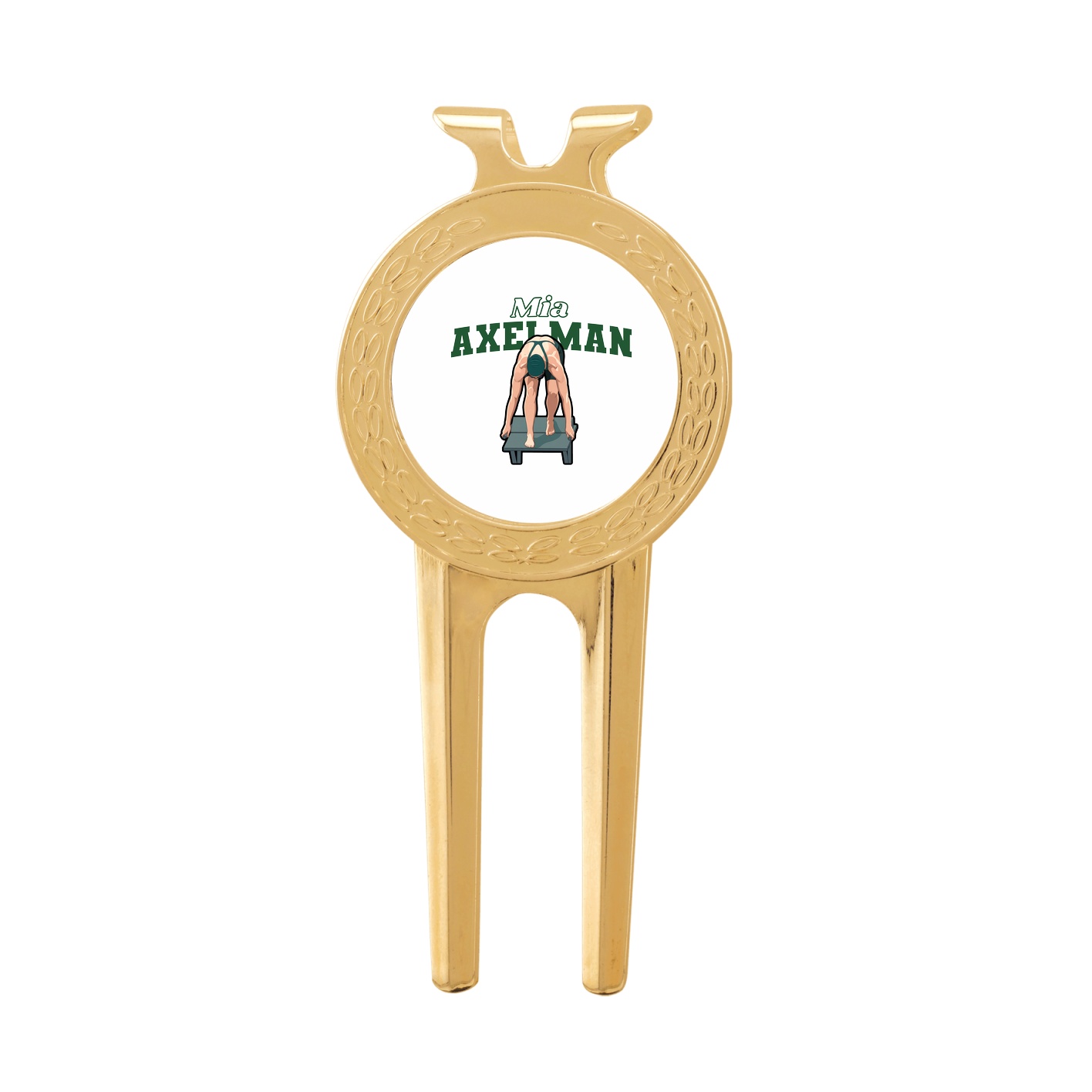 Divot Tool with Ball Marker — Name Arch in Classic