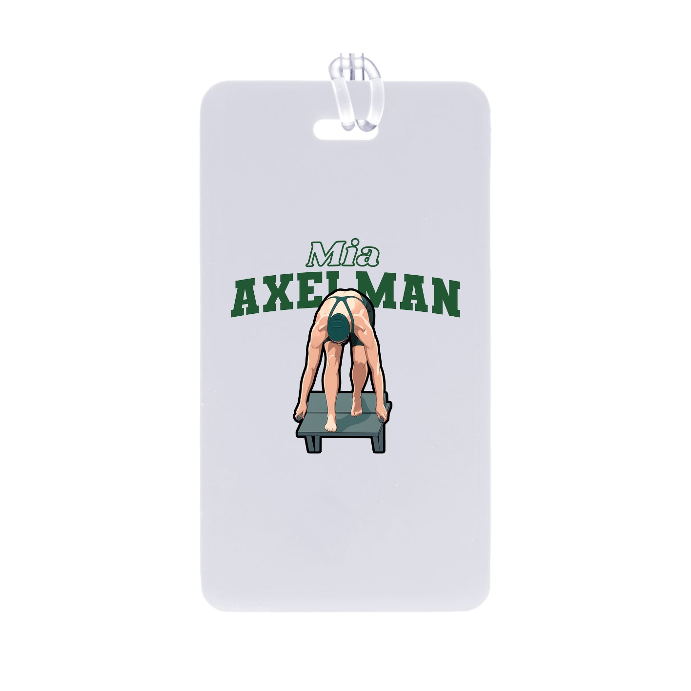 Bag Tag — Name Arch in Classic