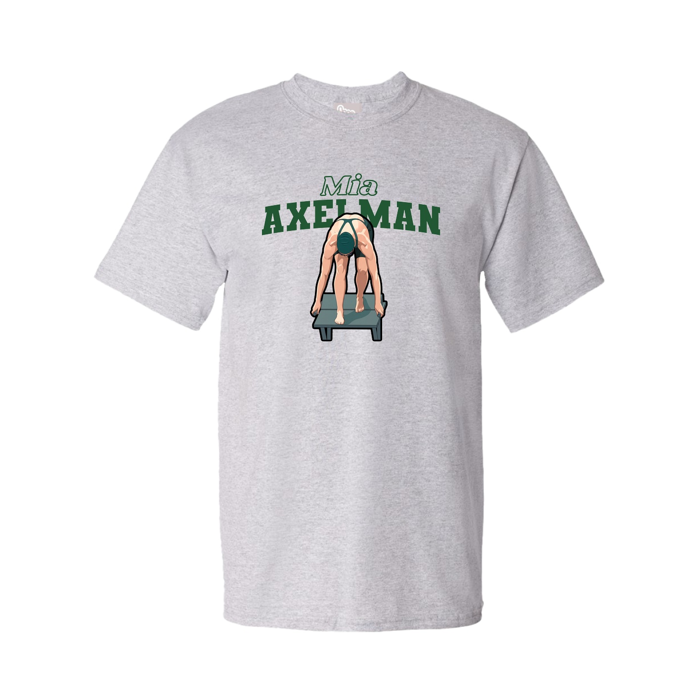 Tee — Name Arch in Grey