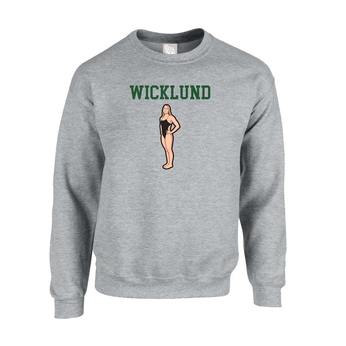 Fleece Crew — Shirsey in Grey