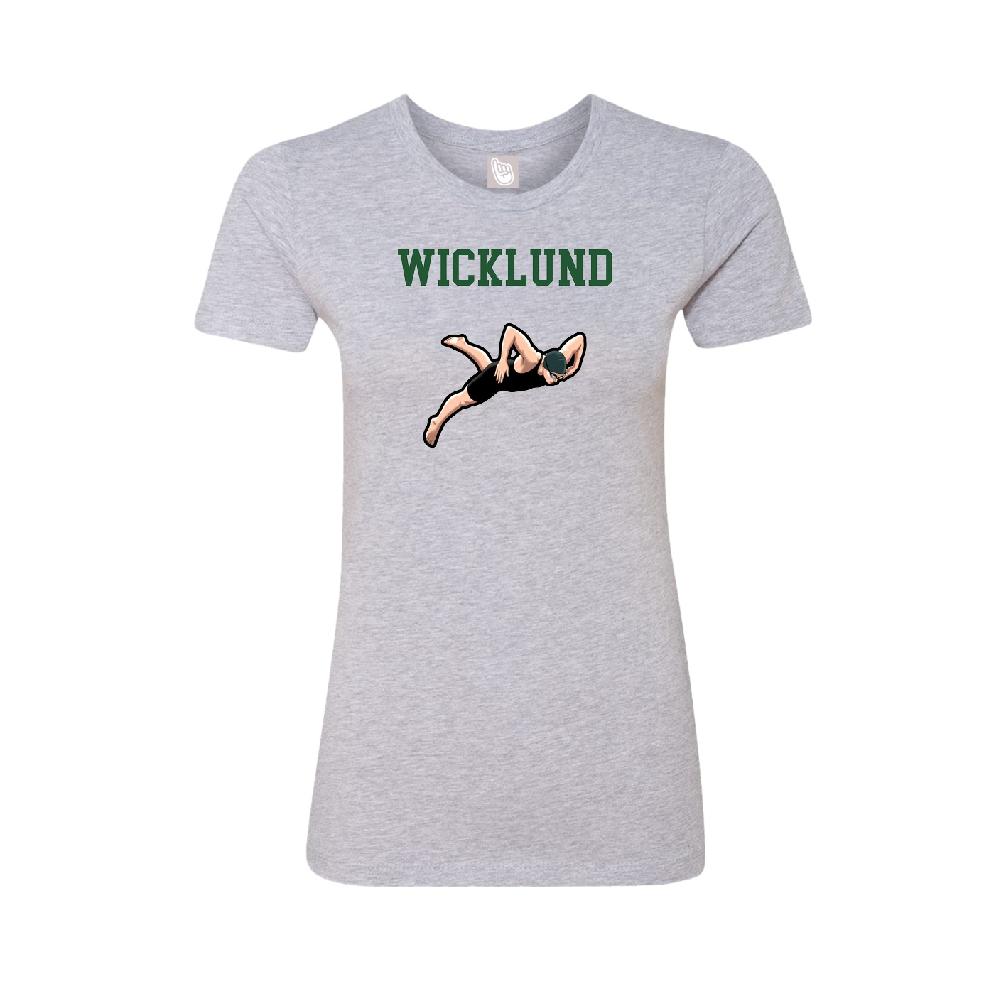 Fitted Women's Tee — Shirsey in Grey