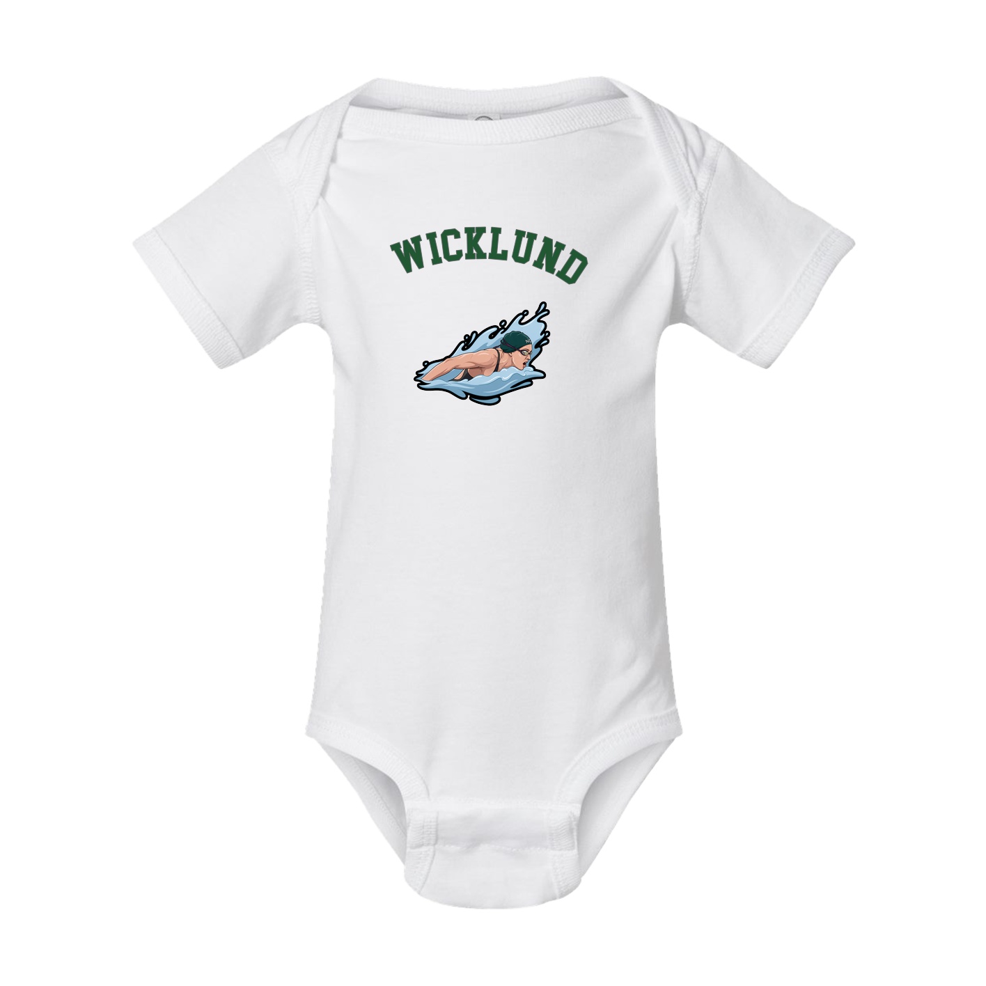 Baby Onesie — Shirsey Arch in White