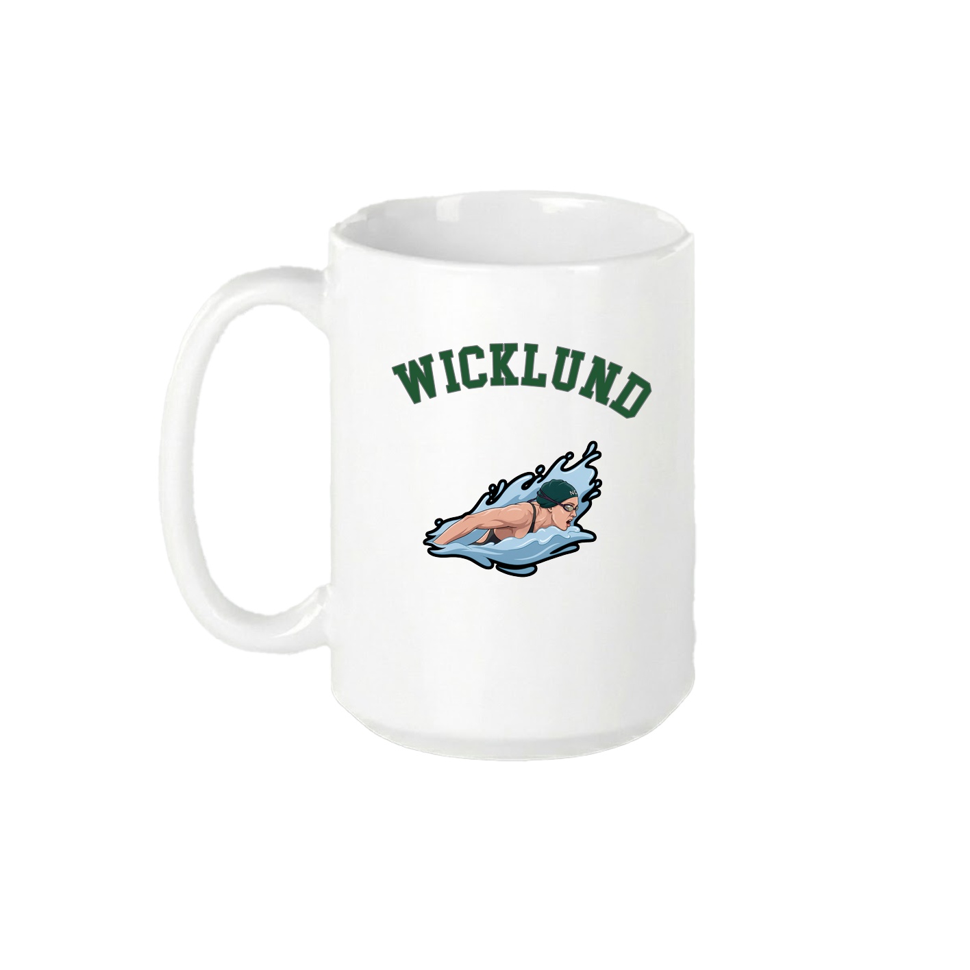 15oz Coffee Mug — Shirsey Arch in White