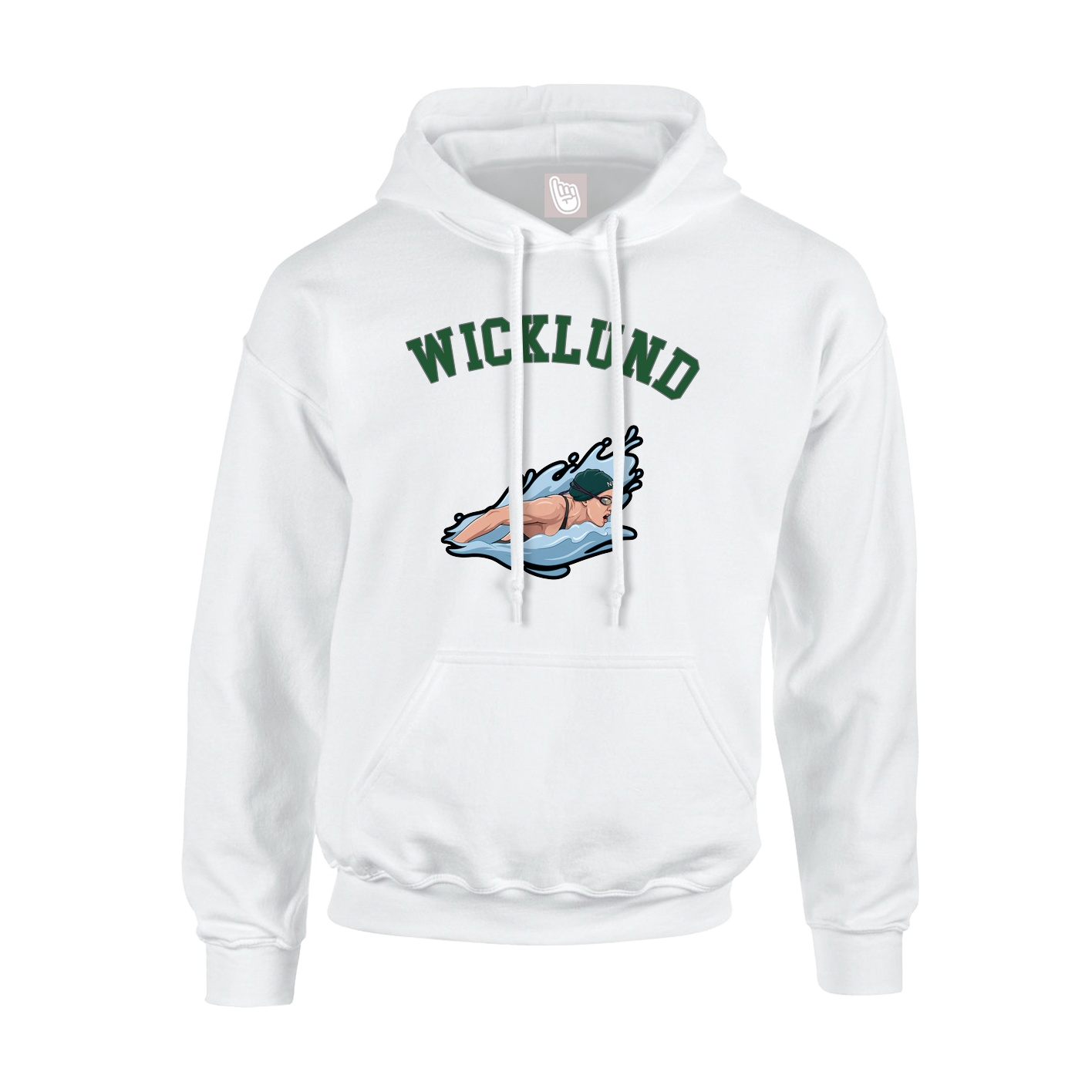 Hoodie — Shirsey Arch in White