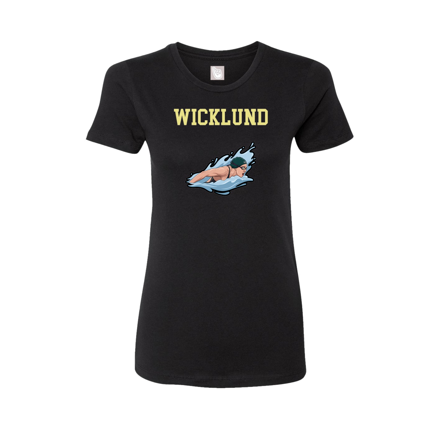 Fitted Women's Tee — Shirsey in Black