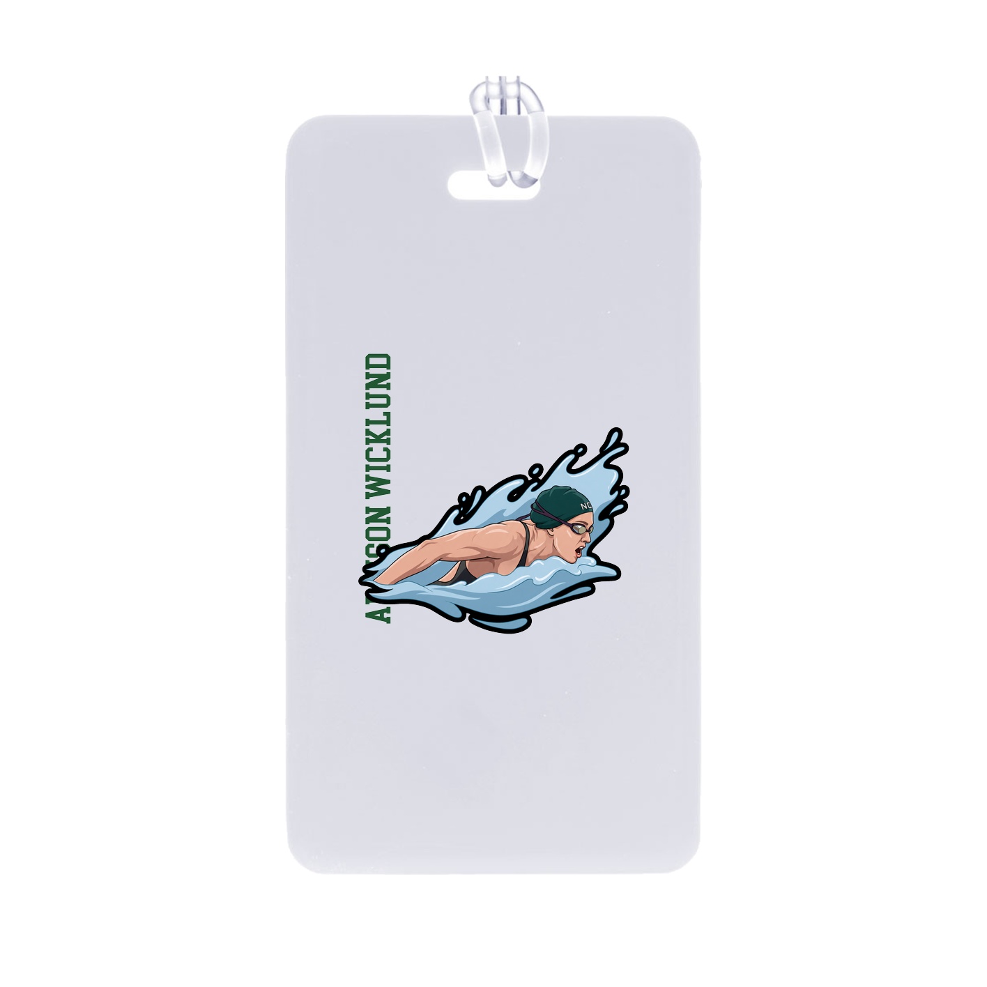 Bag Tag — Name Vertical in Classic