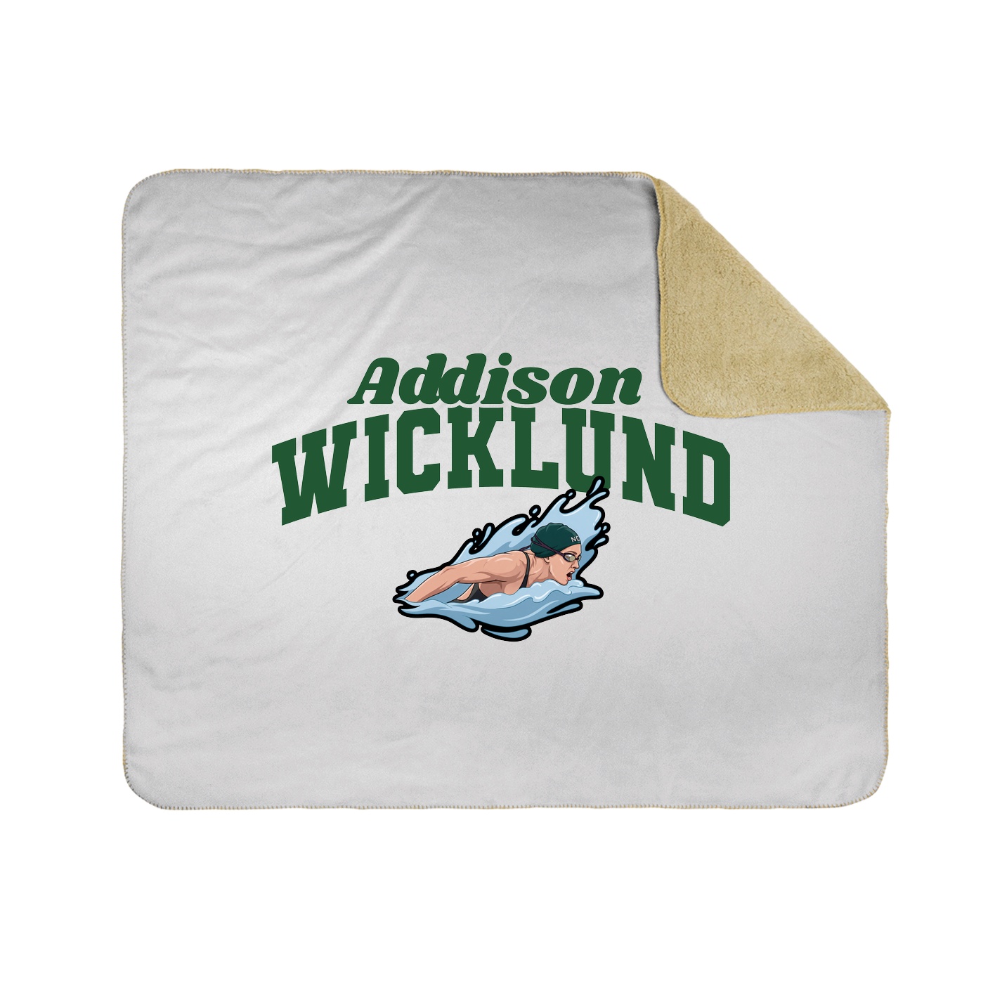 Throw Blanket — Signature Arch in White