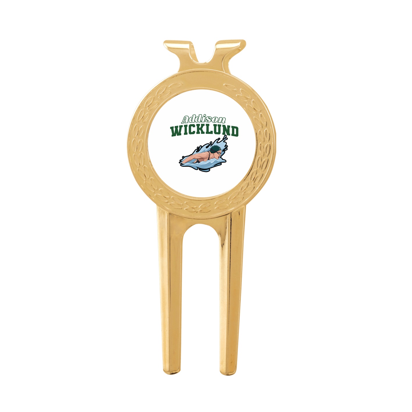 Divot Tool with Ball Marker — Name Arch in Classic