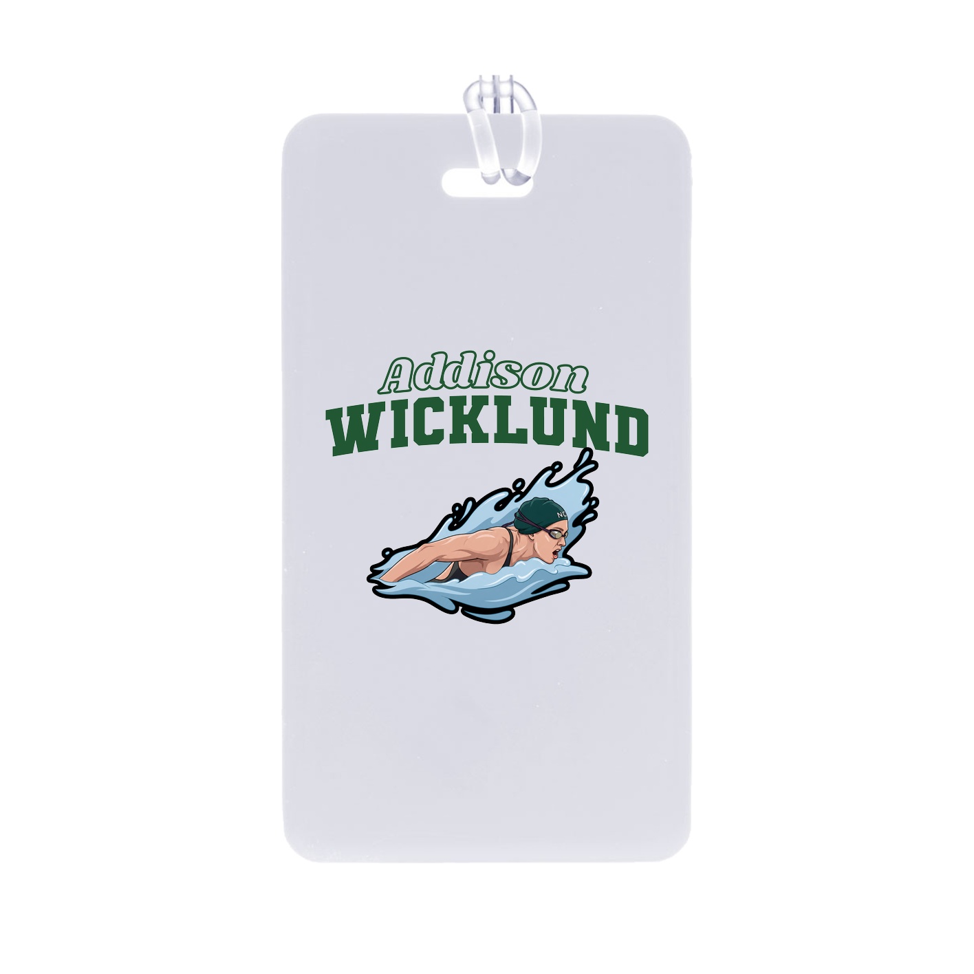 Bag Tag — Name Arch in Classic