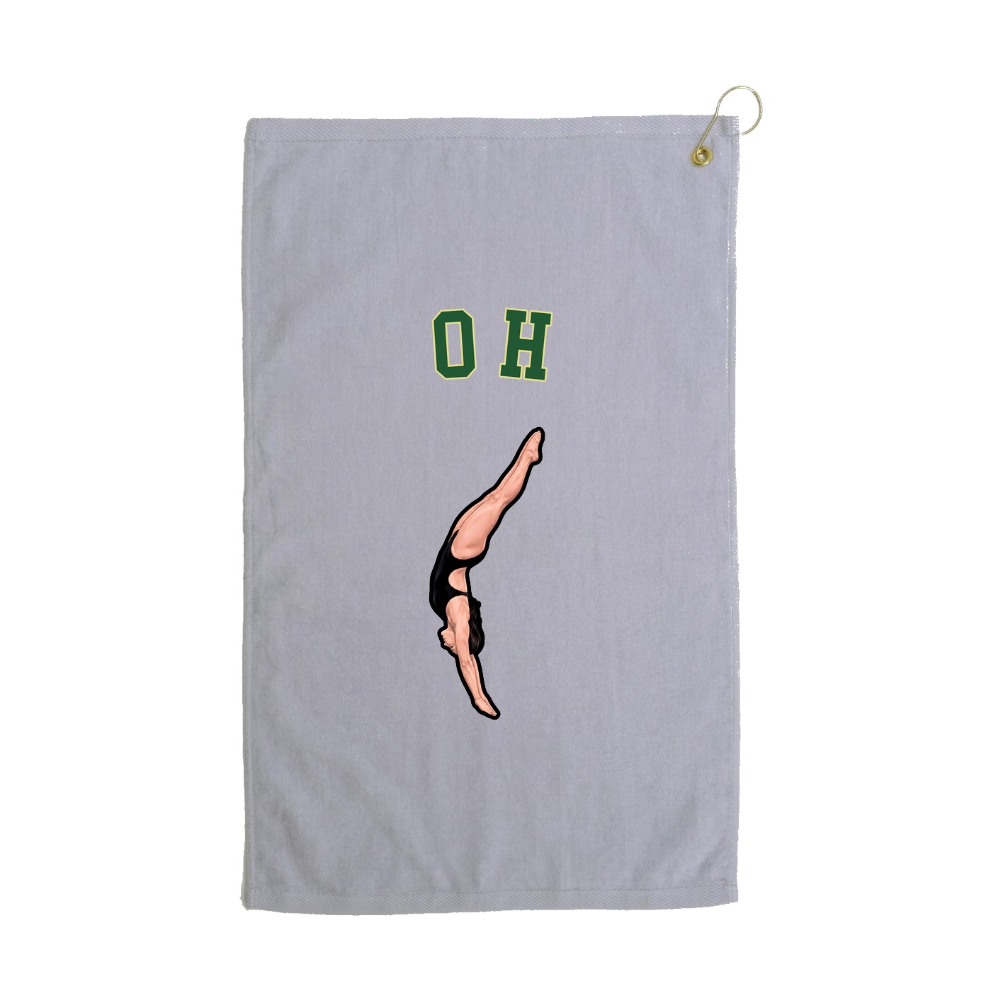 Golf Towel — Shirsey Arch in Grey