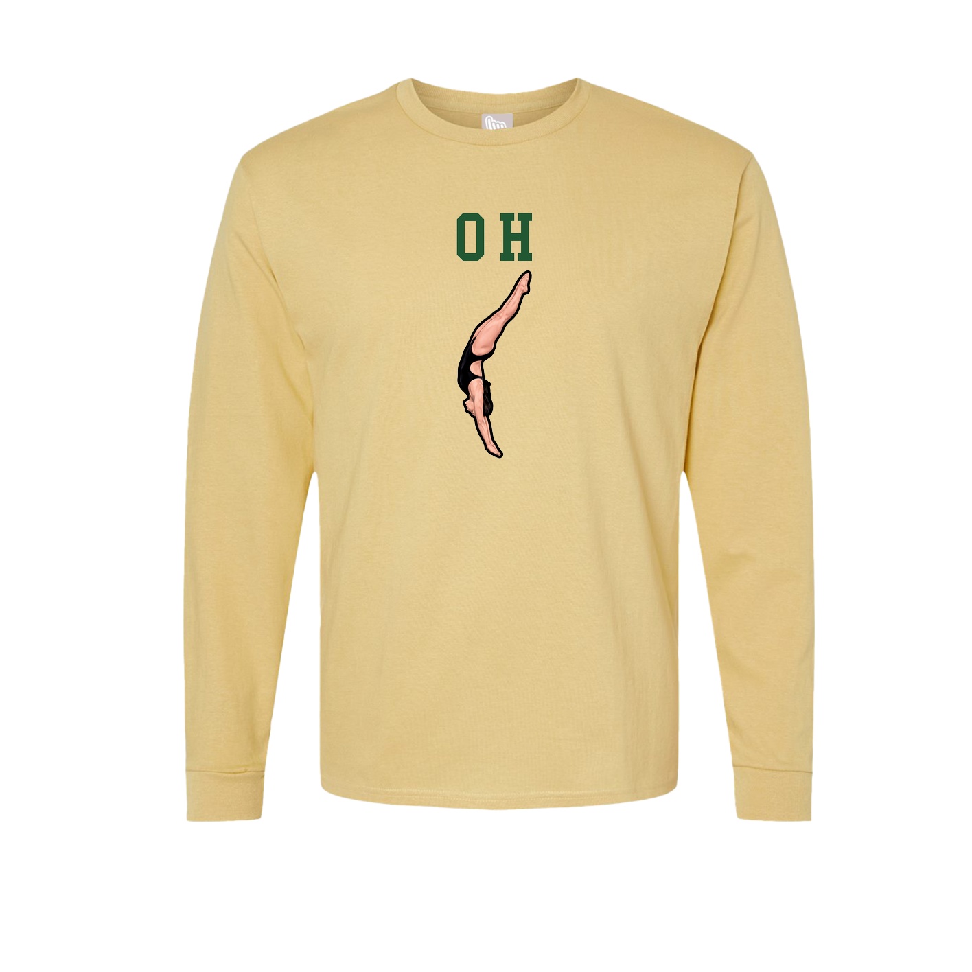 Long Sleeve Tee — Shirsey in Vegas Gold