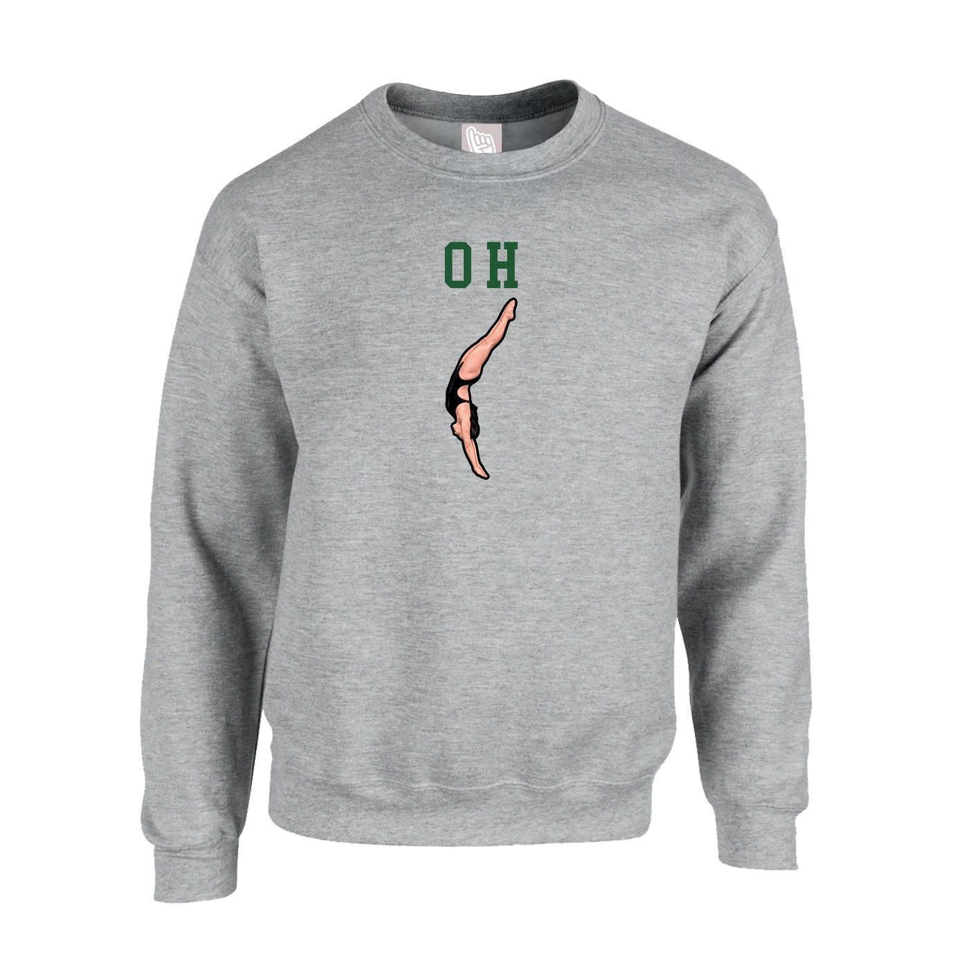 Fleece Crew — Shirsey in Grey