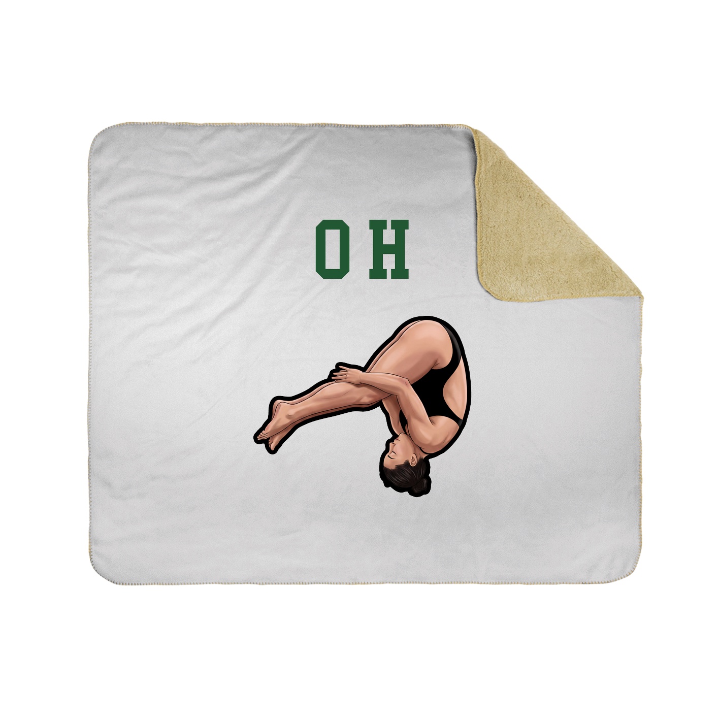 Throw Blanket — Shirsey in White