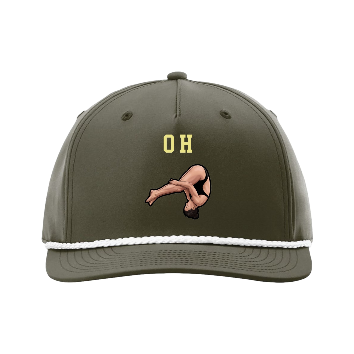 Five-Panel Classic Rope Cap — Shirsey in Green