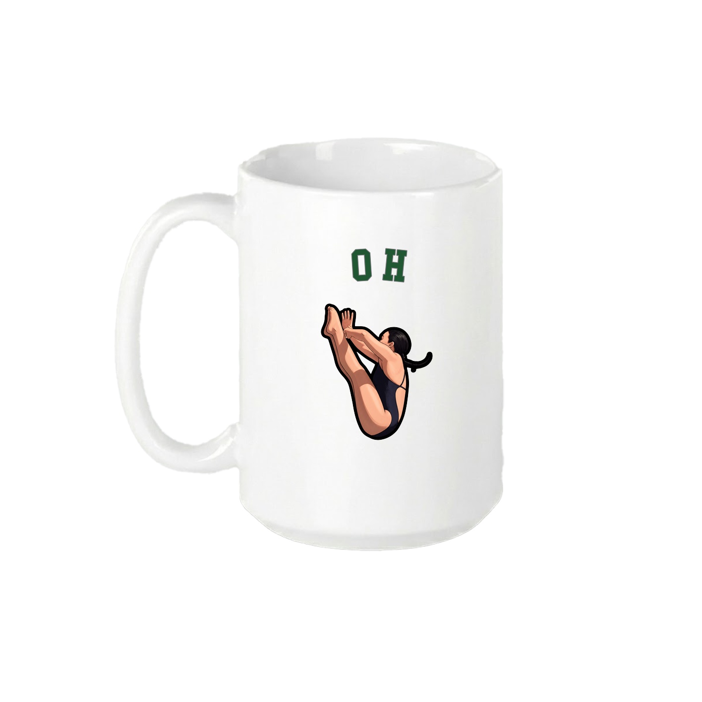 15oz Coffee Mug — Shirsey Arch in White