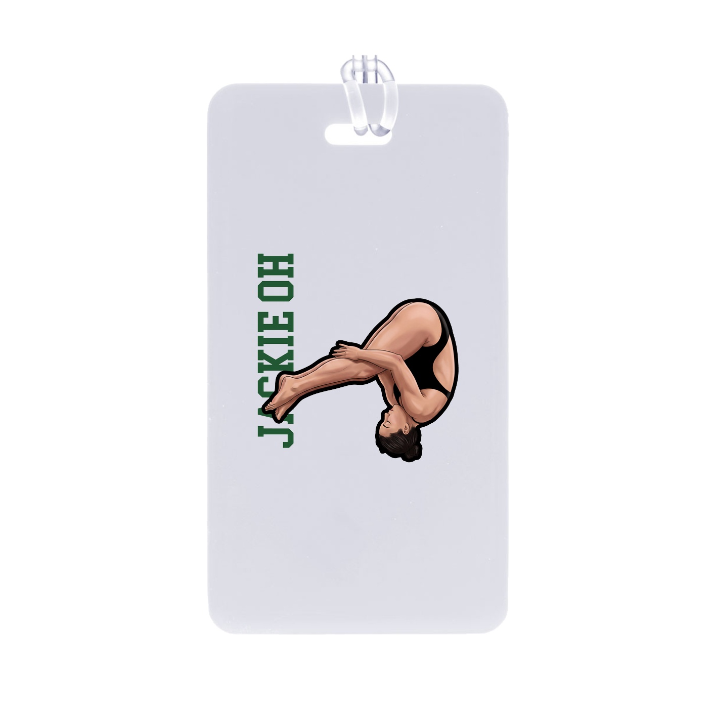 Bag Tag — Name Vertical in Classic