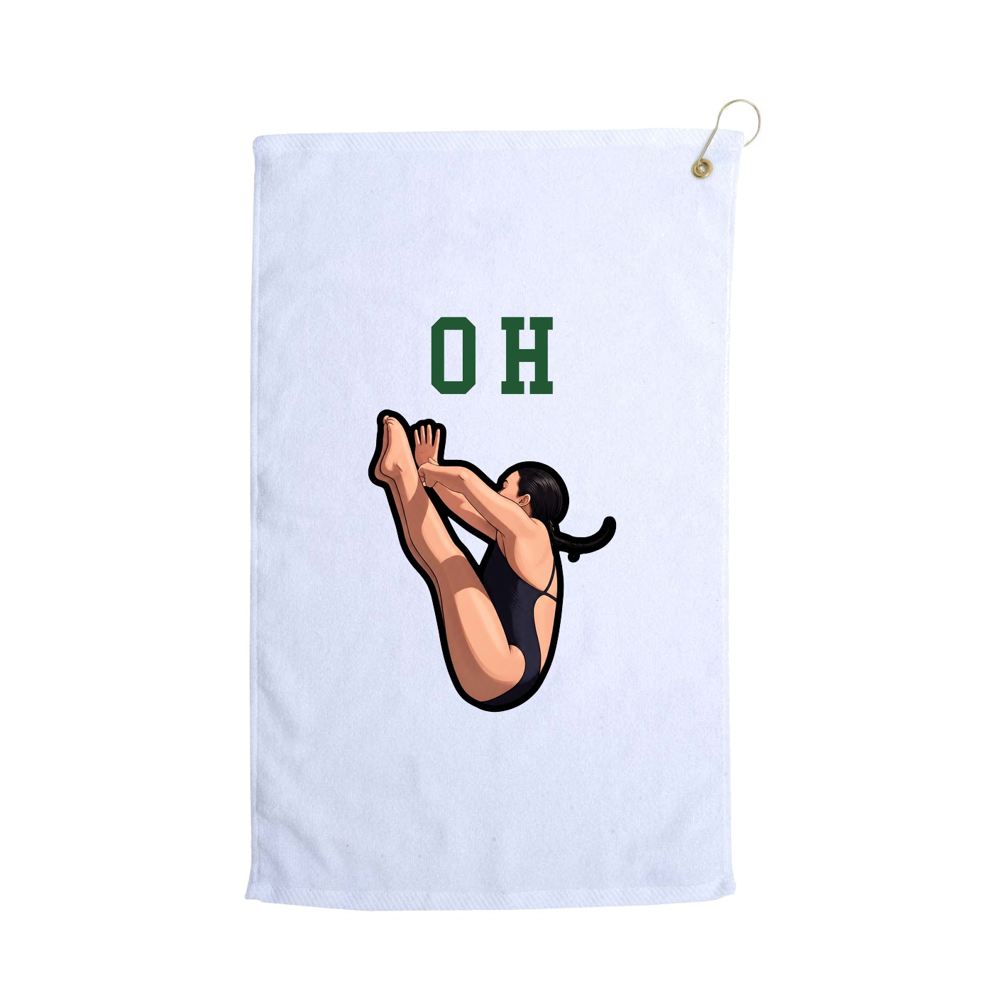 Golf Towel — Shirsey in White