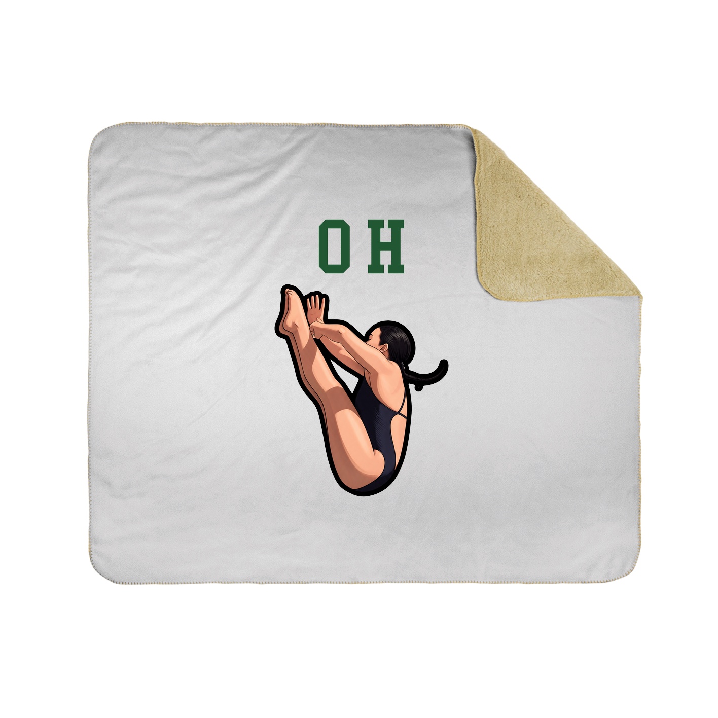 Throw Blanket — Shirsey in White