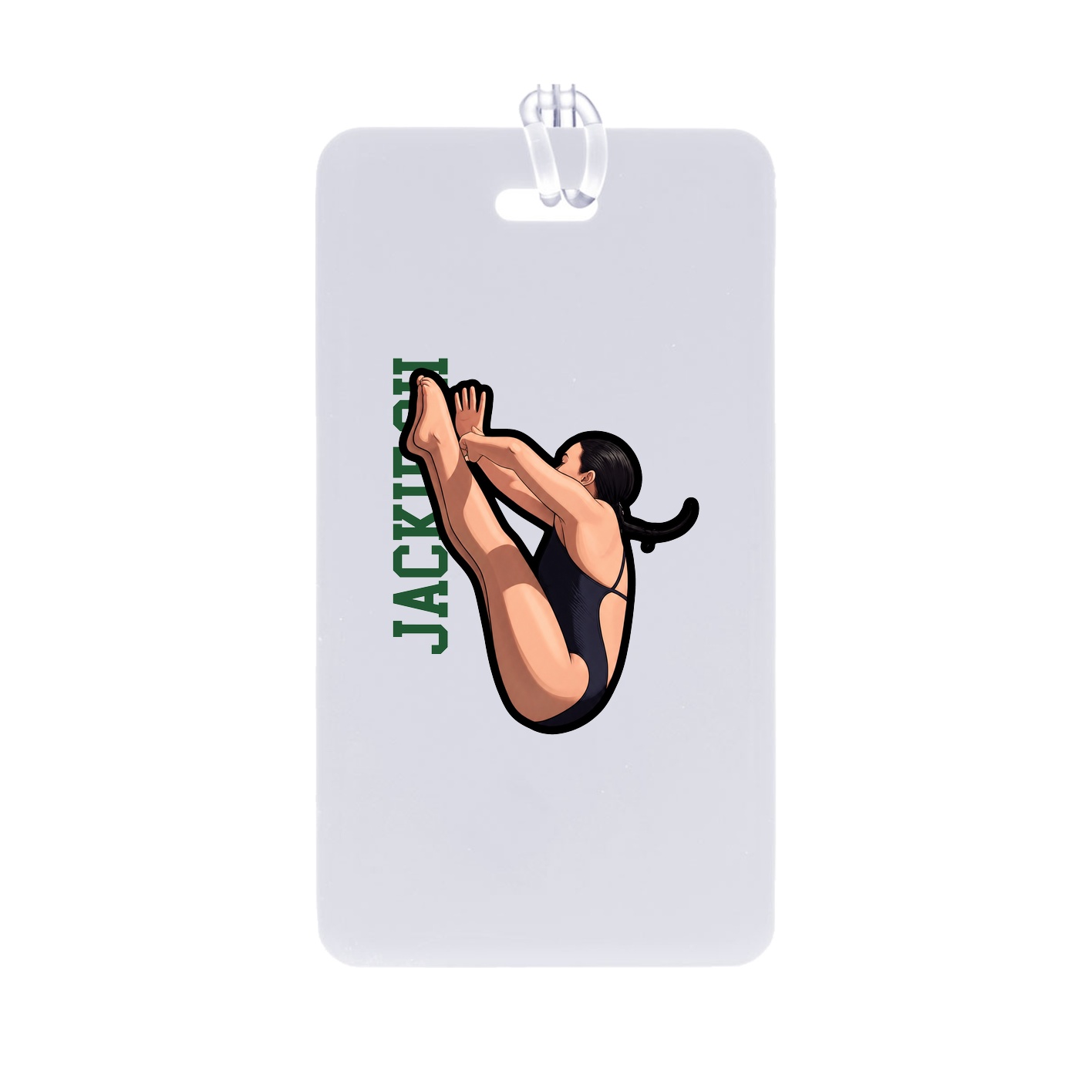 Bag Tag — Name Vertical in Classic