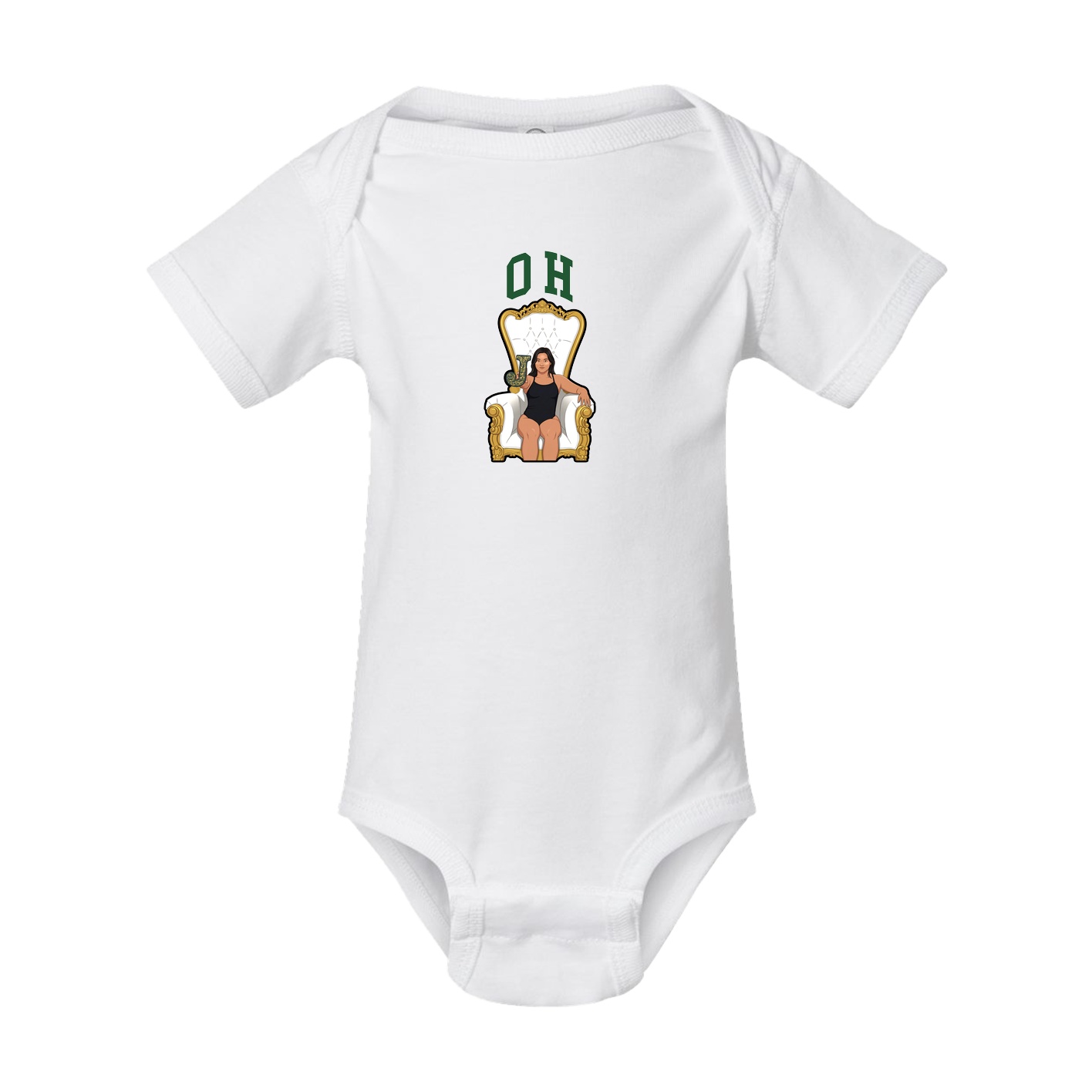 Baby Onesie — Shirsey in White